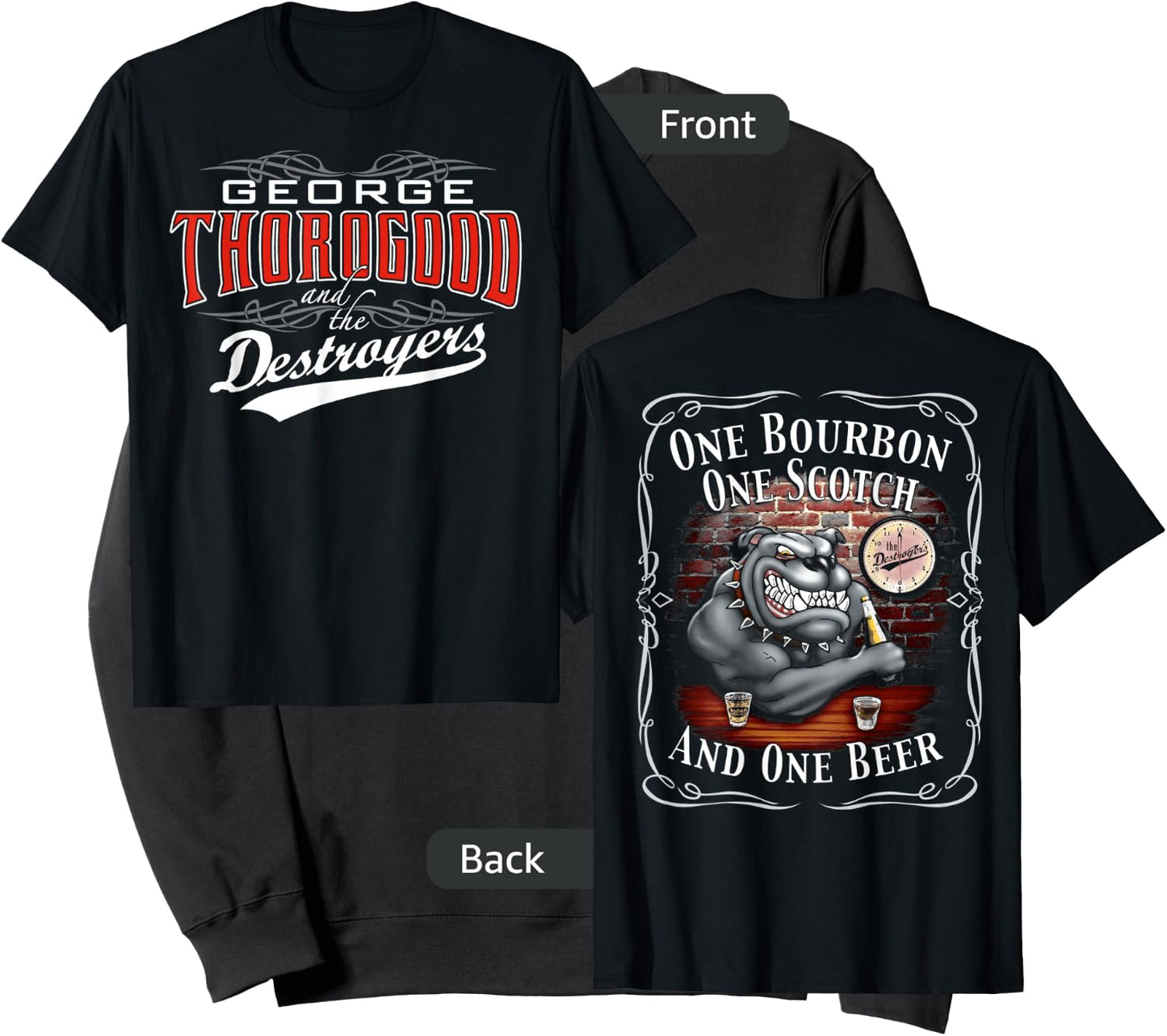 George Thorogood One Bourbon Sweatshirt - Sweatshirt | Black