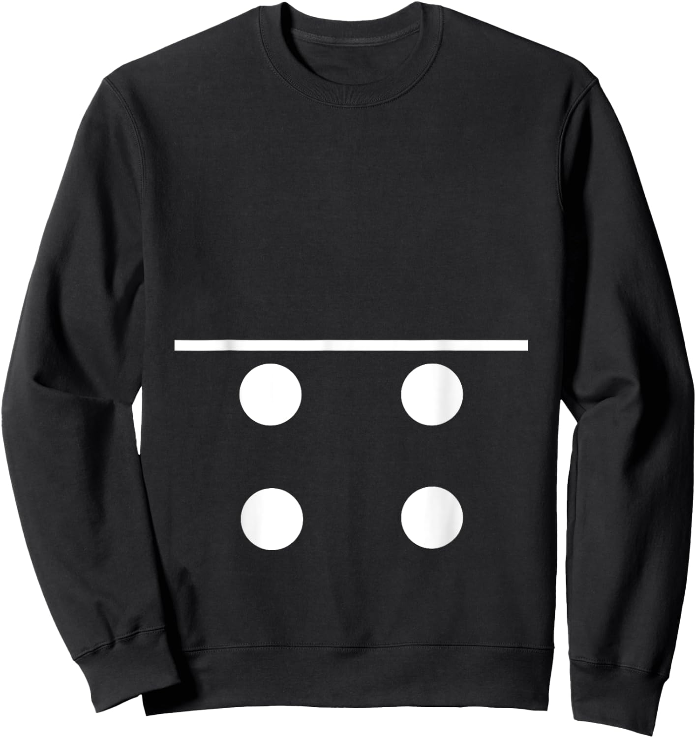 Domino Blank and 4 Matching Halloween Gift Group Costume 0-4 Sweatshirt - Sweatshirt | Black