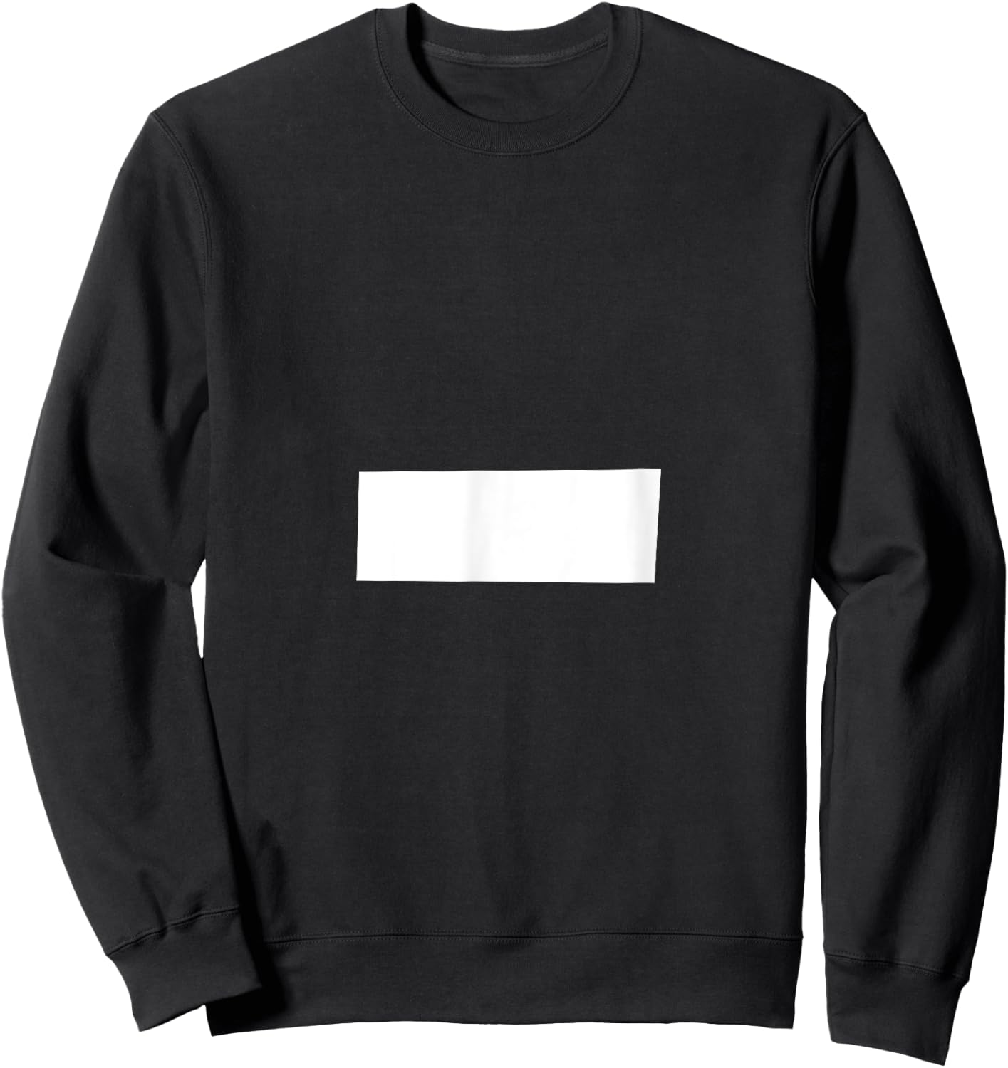Alphabet Punctuation - Minus Sign Sweatshirt - Sweatshirt | Black