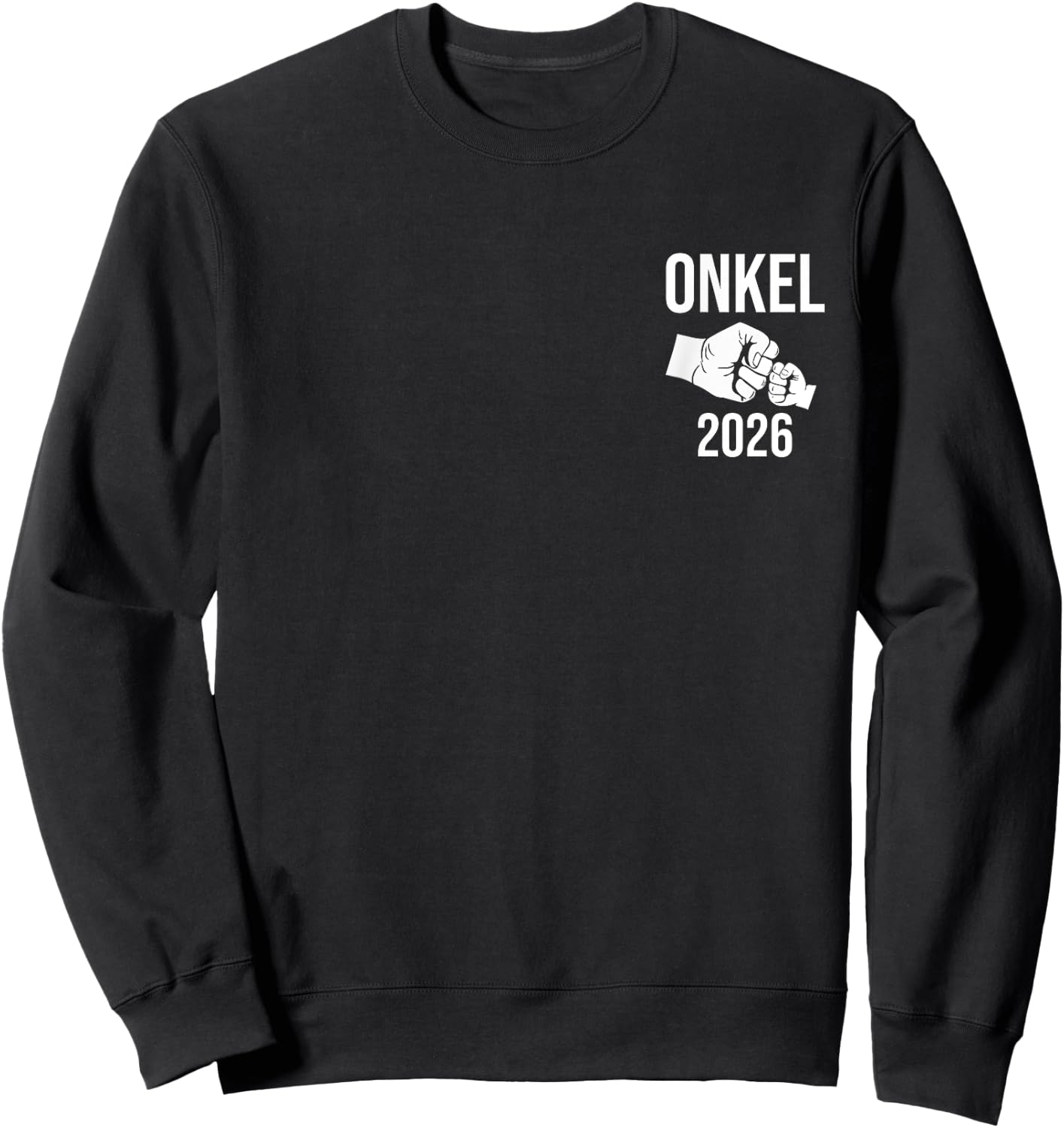 Befördert Zur Onkel 2026, Ich Werde Onkel 2026, Uncle 2026 Sweatshirt - Sweatshirt | Black