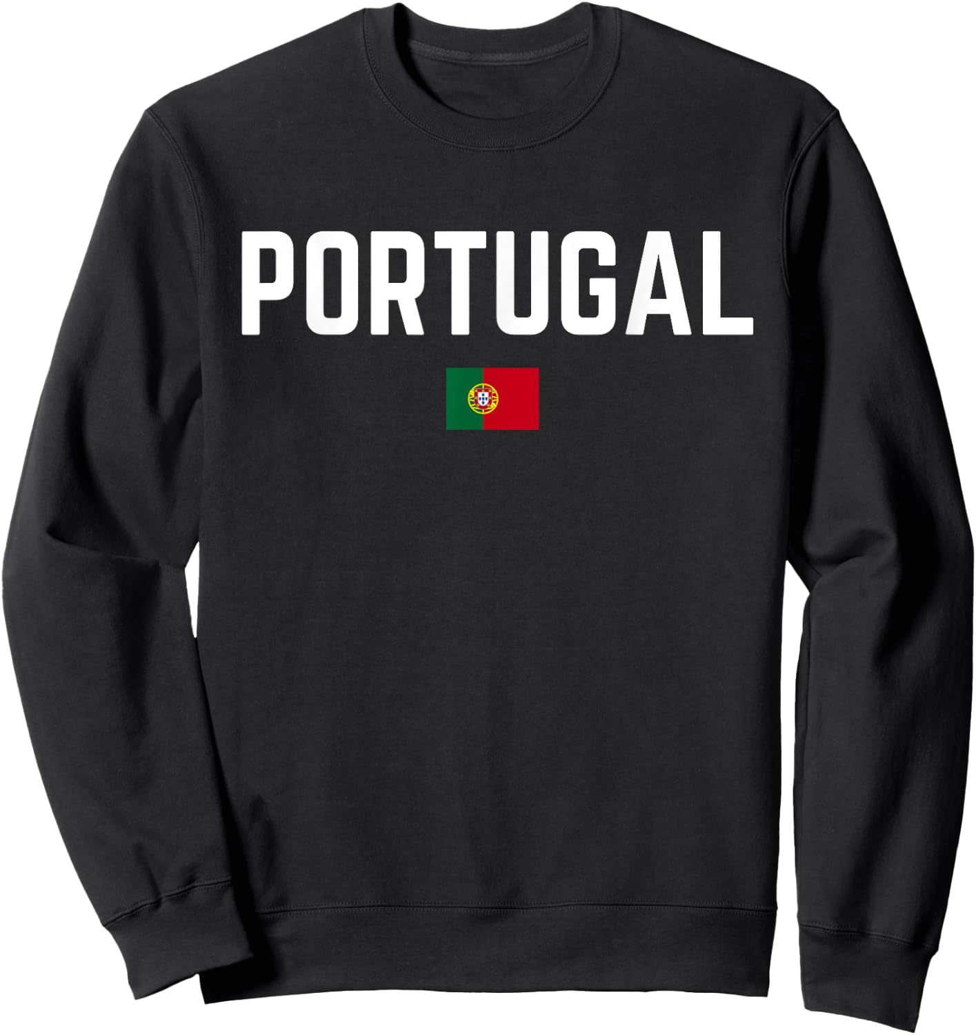 PORTUGAL Flag | Men Women Kids PORTUGAL , Red, S Sweatshirt - Sweatshirt | Black