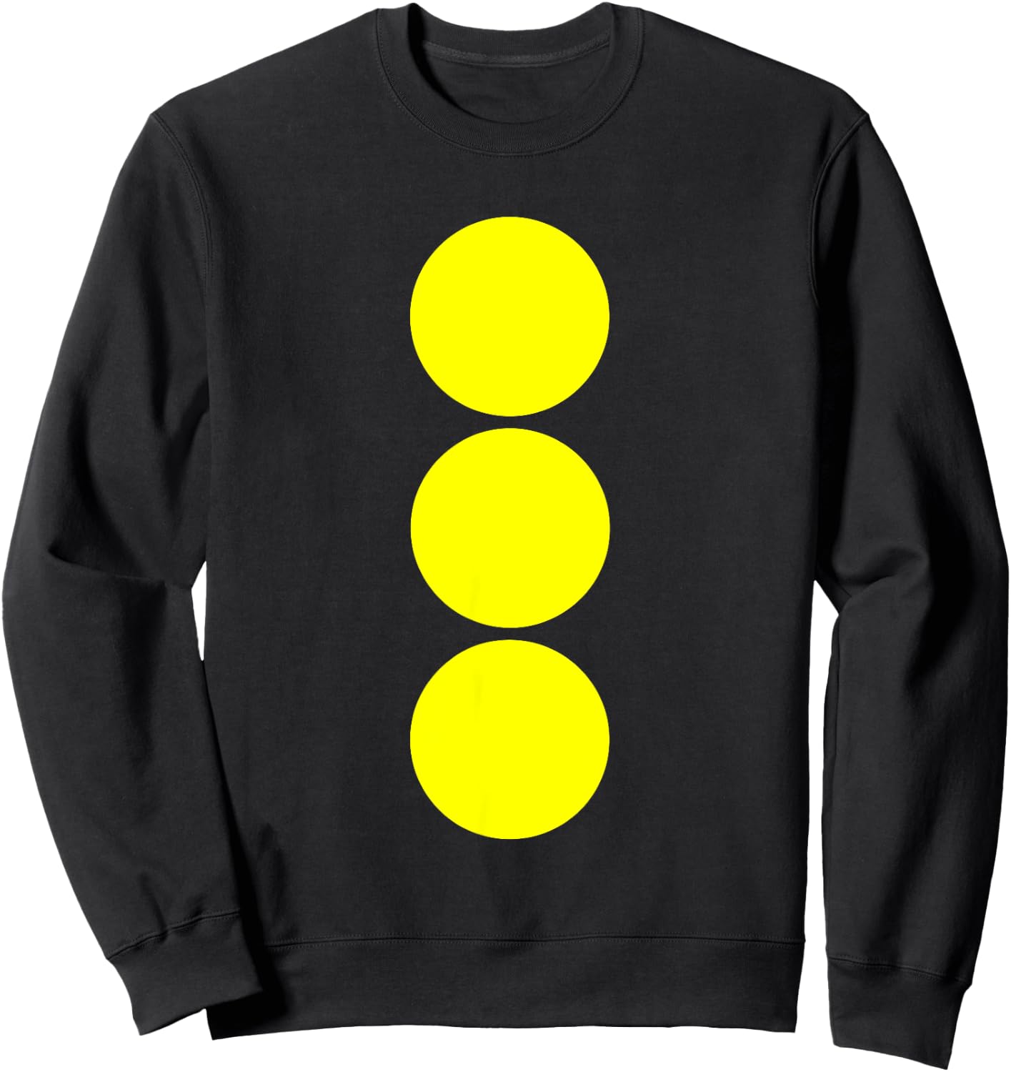 Twister Game Yellow Matching Group Costume Matching Sweatshirt - Sweatshirt | Black