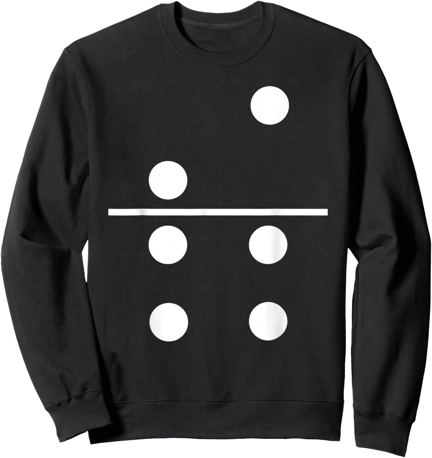 Domino Two Four Matching Halloween Gift Group Costumes 2-4 Sweatshirt - Sweatshirt | Black