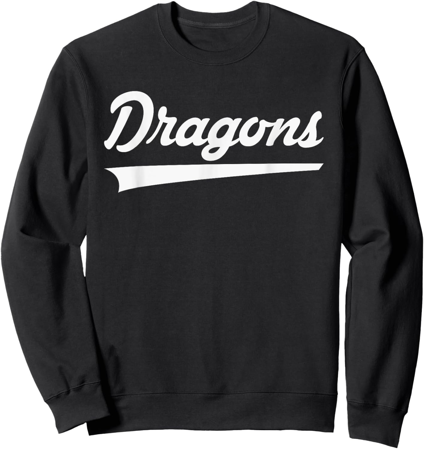 New Palestine Dragons Vintage Swoosh Sweatshirt - Sweatshirt | Black