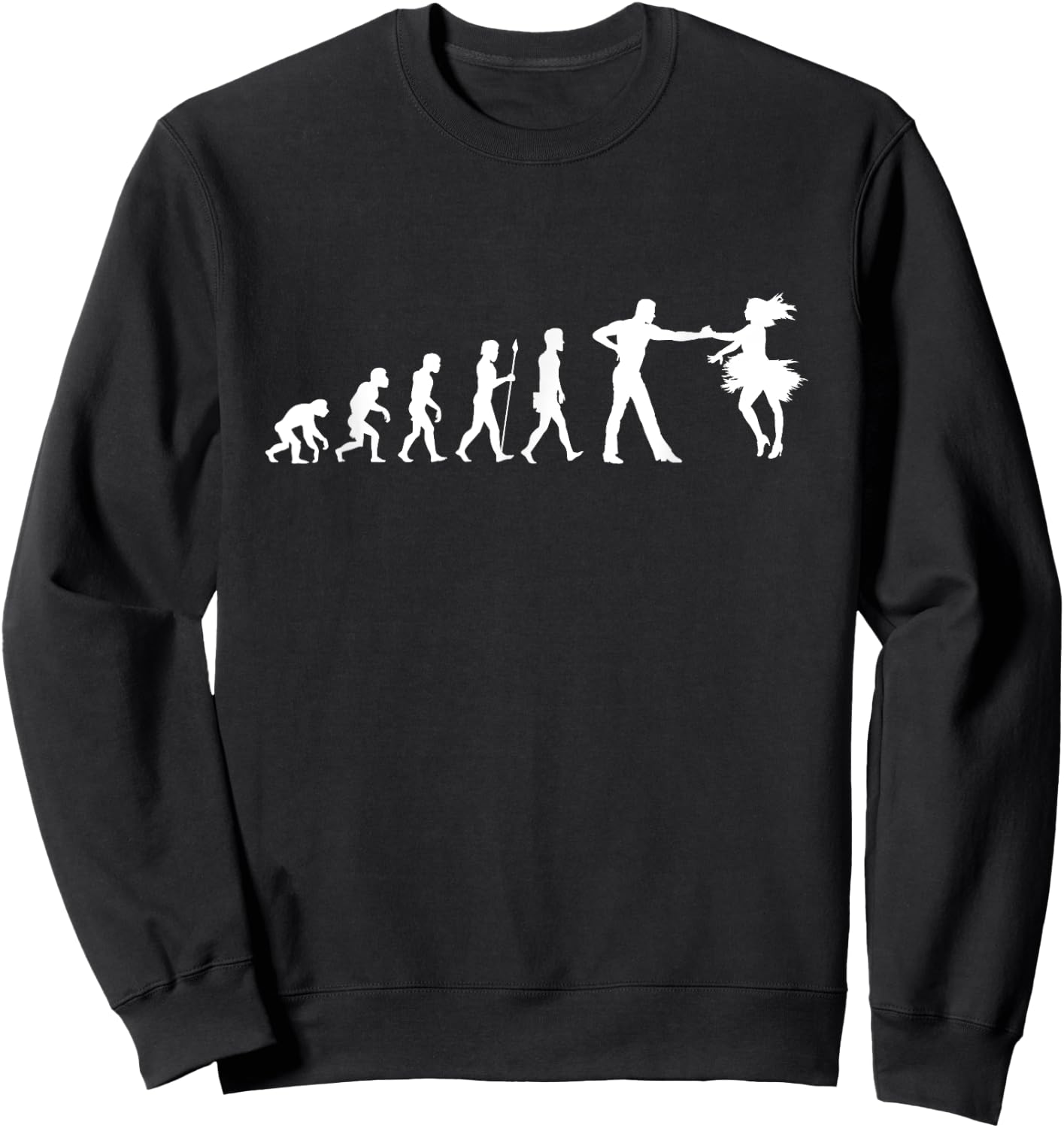 Bachata Evolution Dancer Latin America Dance Gift Sweatshirt - Sweatshirt | Black