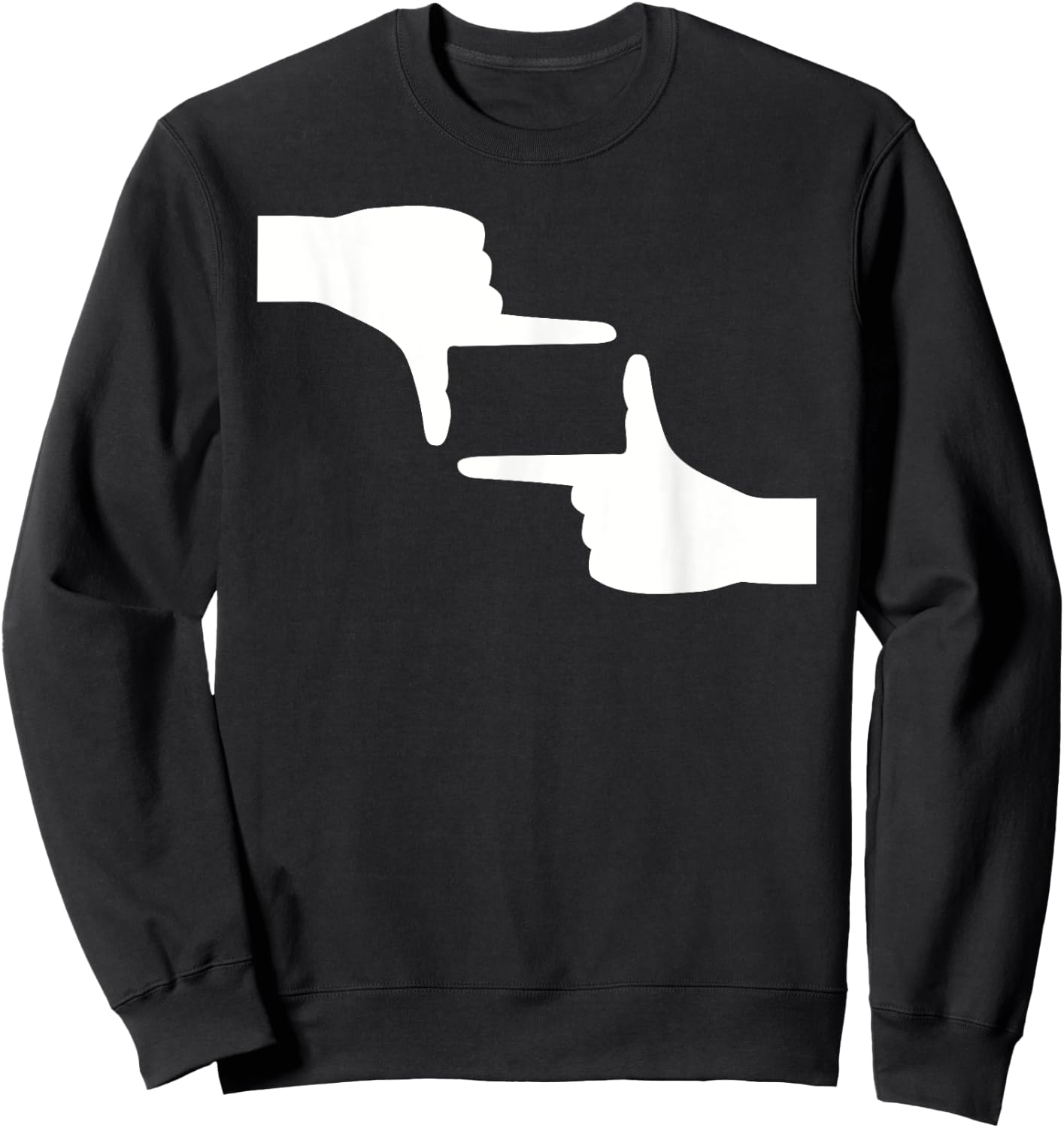 Hands camera Sweatshirt - Sweatshirt | Black