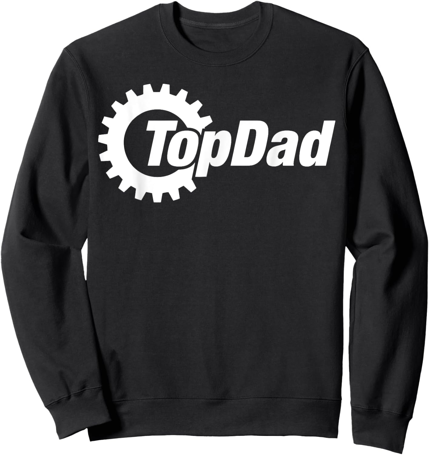 Top Dad Gear Funny Mechanic Dad Sweatshirt - Sweatshirt | Black
