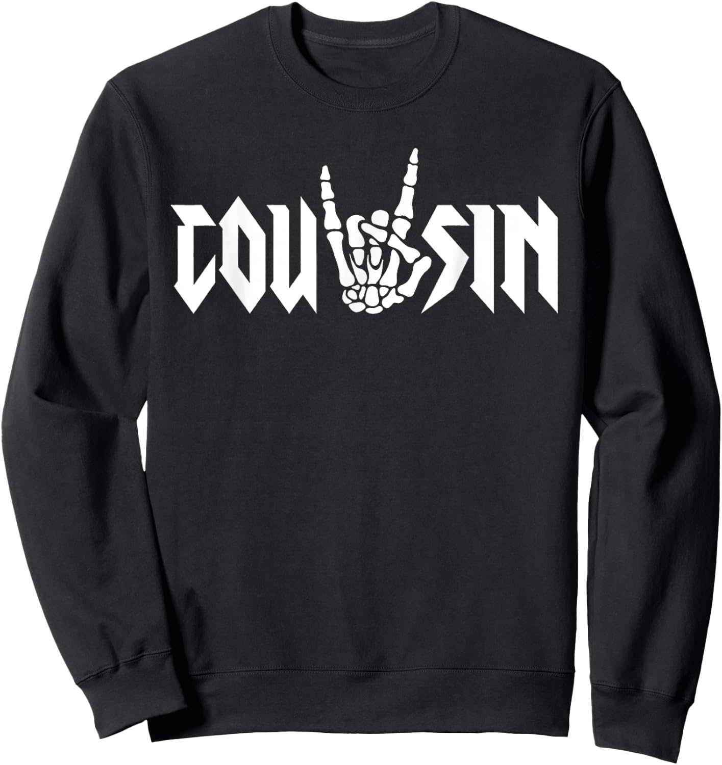 Cousin Of The Bad Two the Bone Birthday 2 Years Old Birthday Sweatshirt - Sweatshirt | Black