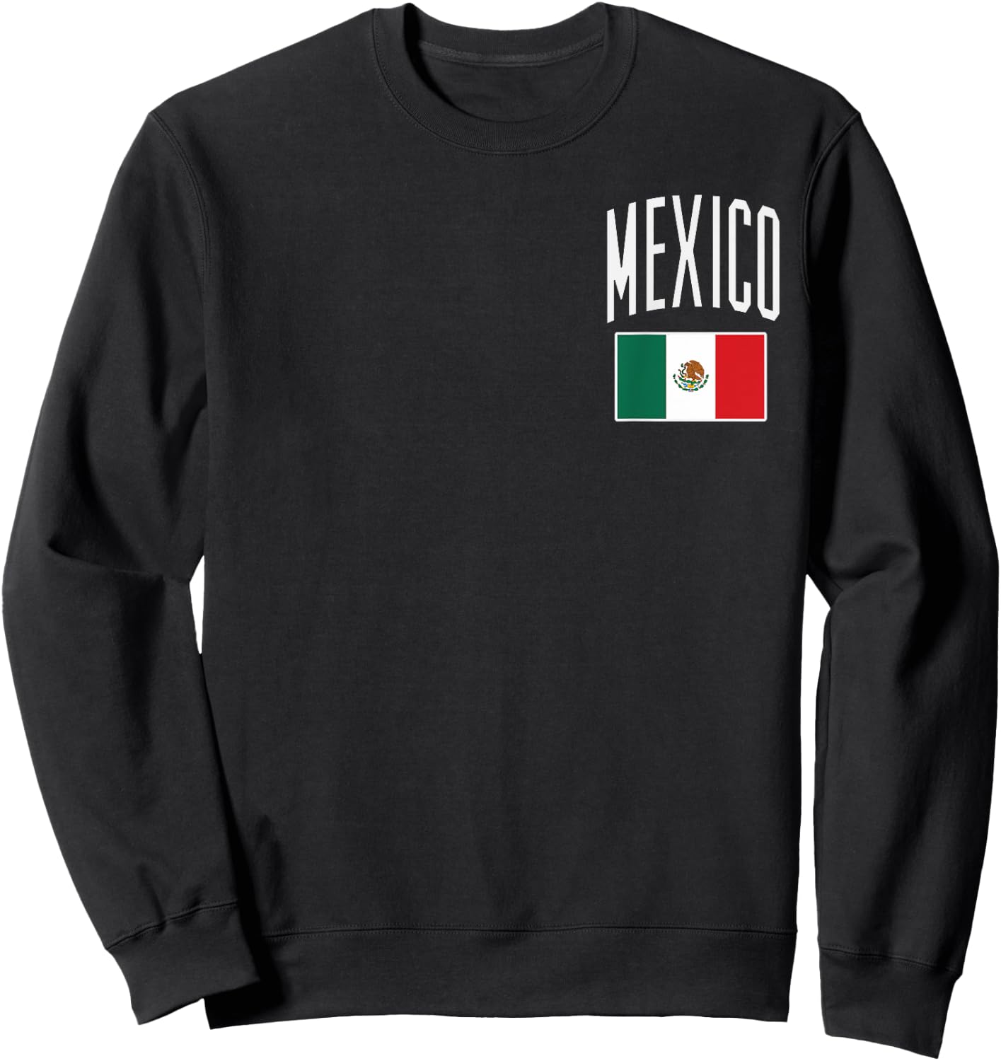 Mexico Flag Mexican Football Soccer Fan Men Women Boys Kids Sweatshirt - Sweatshirt | Black