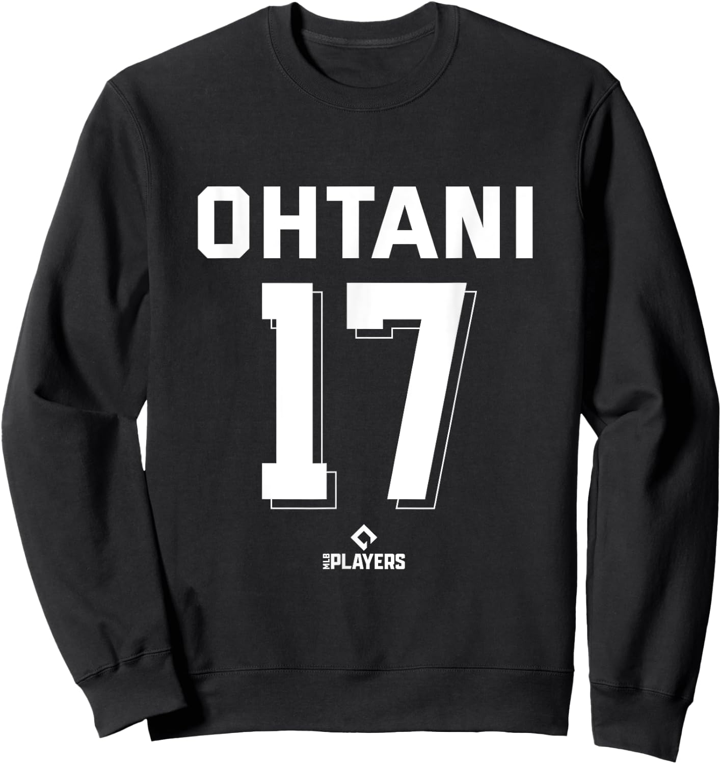 Shohei Ohtani 17 Los Angeles MLBPA Baseball Player Sweatshirt - Sweatshirt | Black