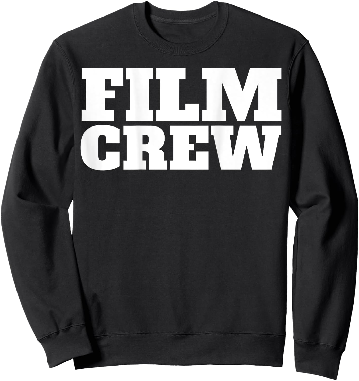 Film Crew Shirt Print On Back Film Set Sweatshirt - Sweatshirt | Black