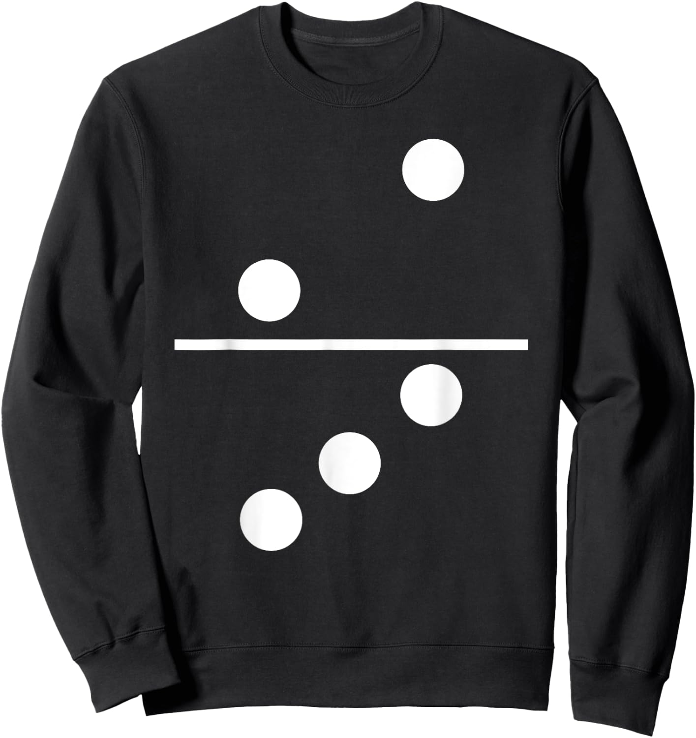 Domino Two Three Matching Halloween Group Cute Costumes 2-3 Sweatshirt - Sweatshirt | Black