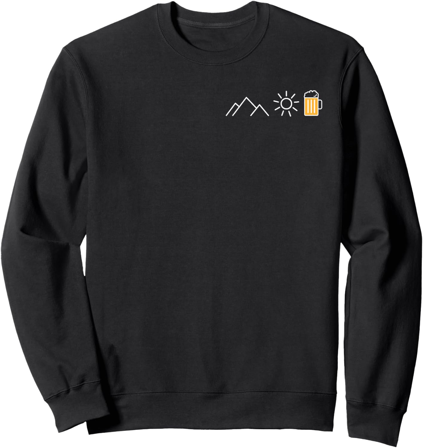 Mountain Sun Beer X Mountaineering Hiker Tasty Beer Sweatshirt - Sweatshirt | Black
