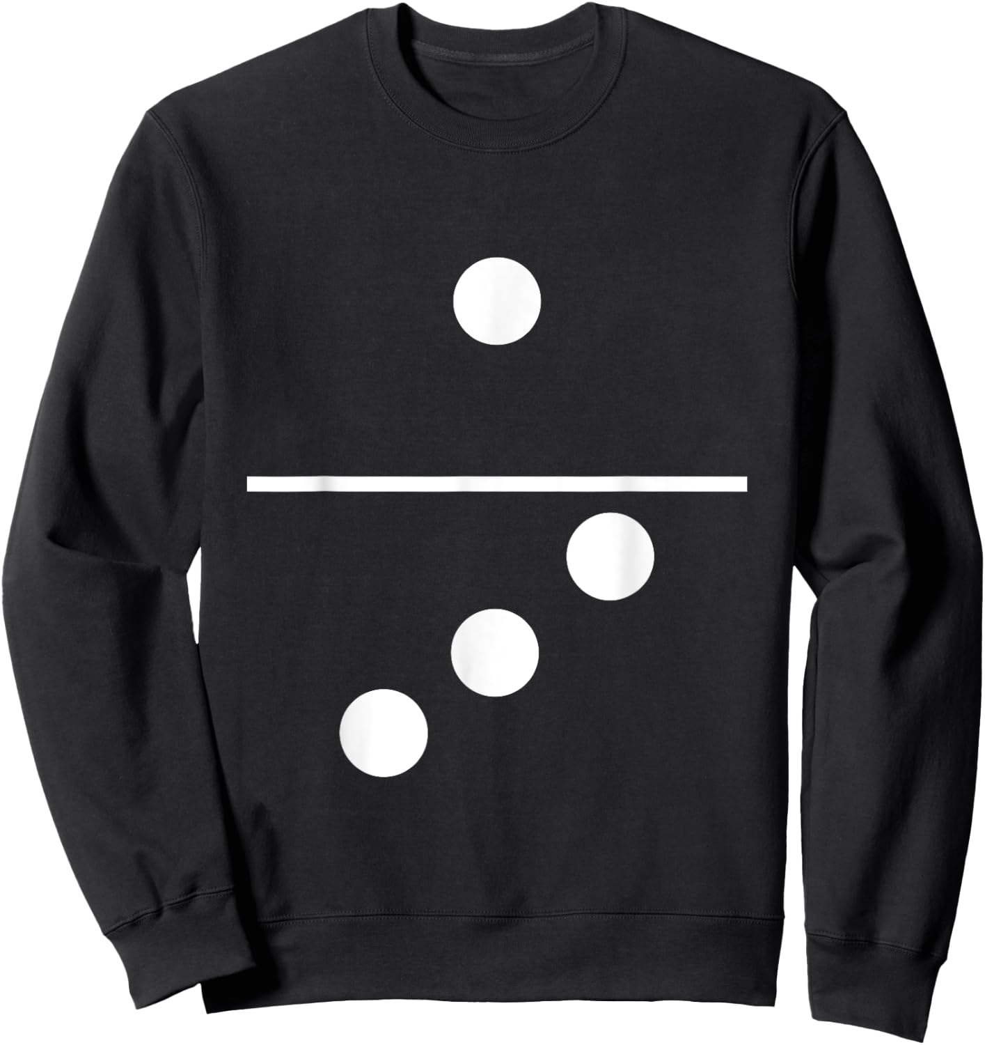 Domino One Three Matching Halloween Gift Group Costumes 1-3 Sweatshirt - Sweatshirt | Black
