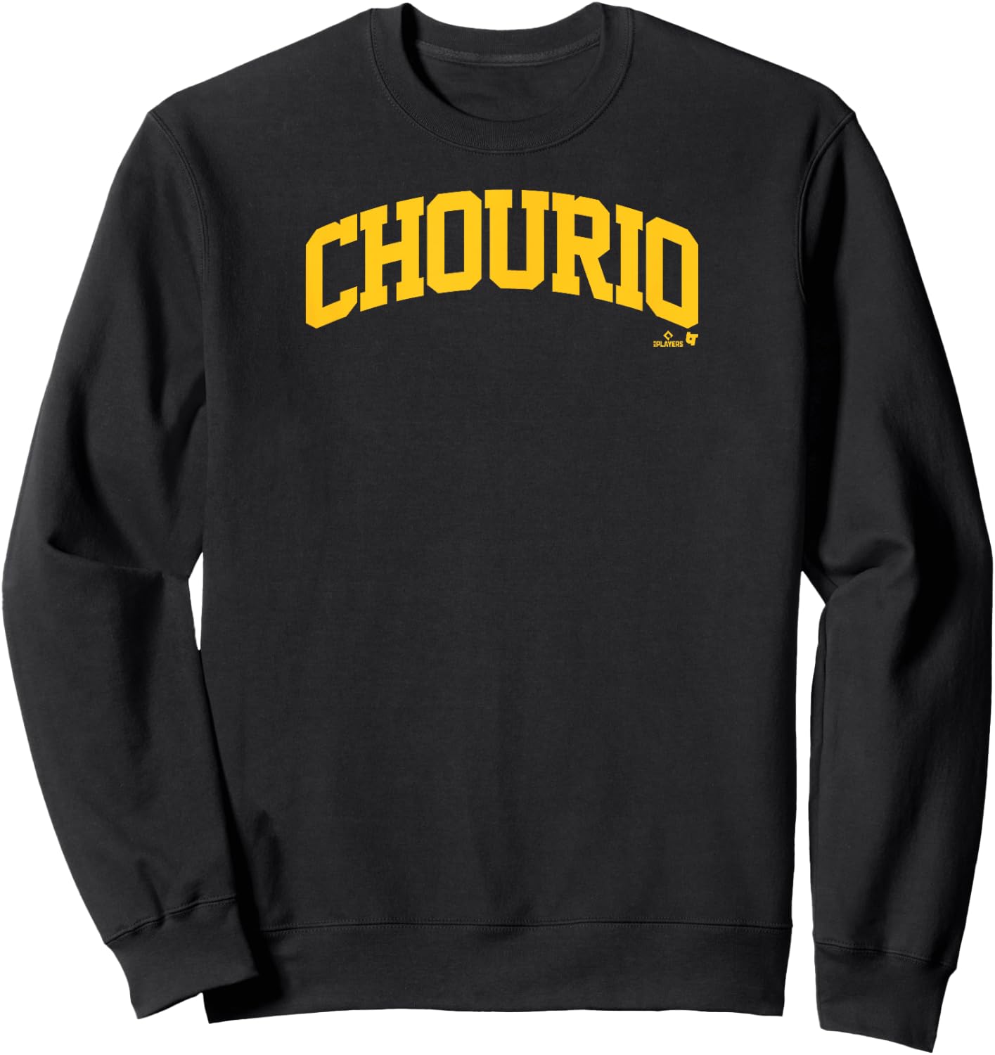 Jackson Chourio: Jersey Front Back #11 - Milwaukee Baseball Sweatshirt - Sweatshirt | Black