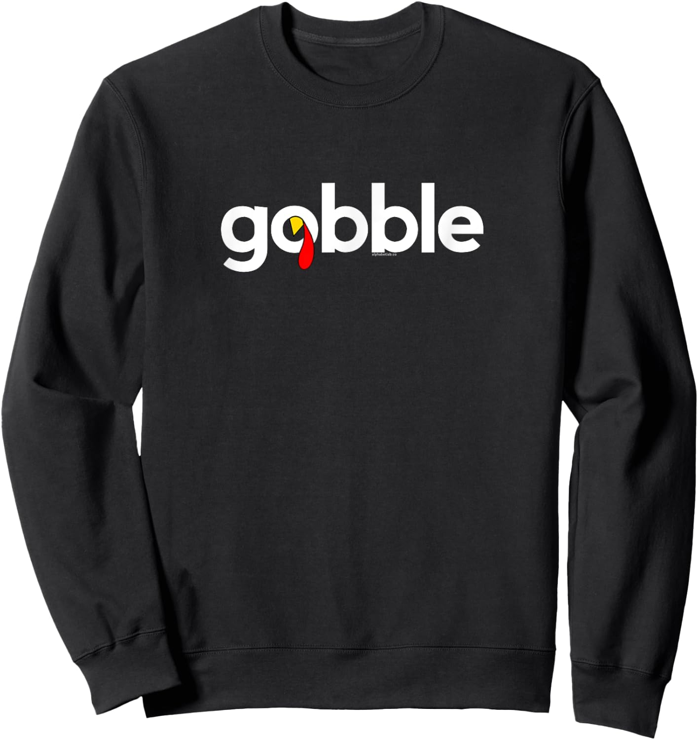 Thanksgiving Women | Gobble Turkey Day Give Thanks Sweatshirt - Sweatshirt | Black