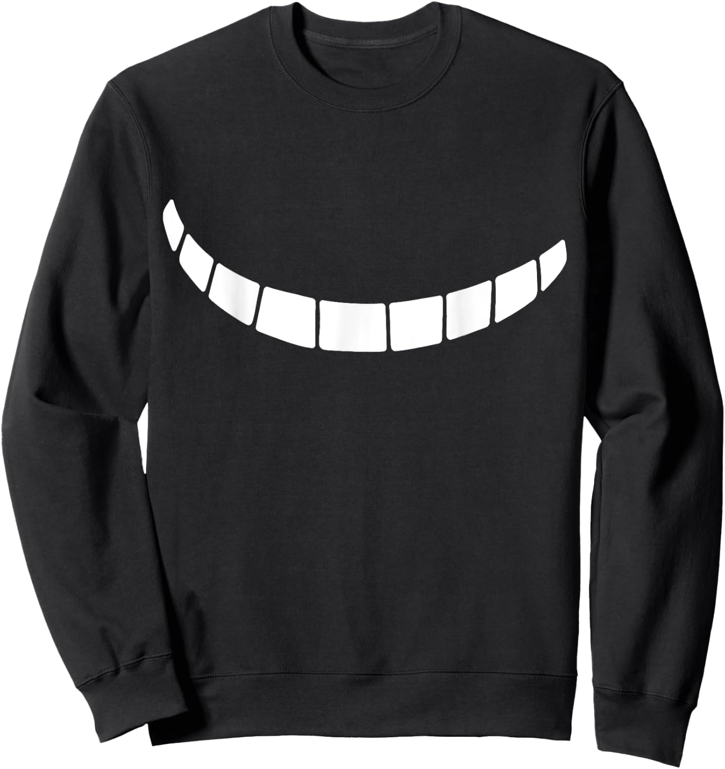 Alice in Wonderland Mysterious Grin Cheshire Smile Sweatshirt - Sweatshirt | Black