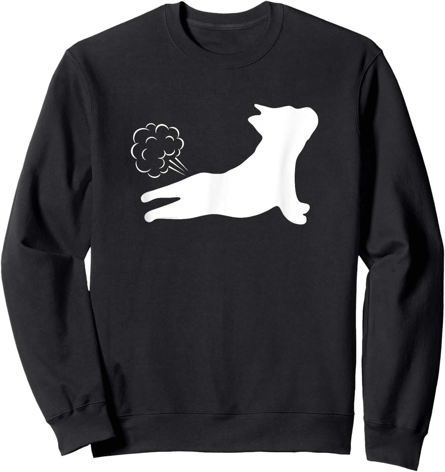 Funny Farting French Bulldog Frenchie Pet Owner Dog Lover Women Sweatshirt - Sweatshirt | Black