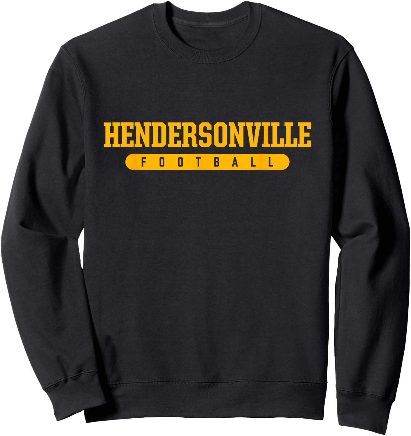 Hendersonville High School Football Sweatshirt - Sweatshirt | Black
