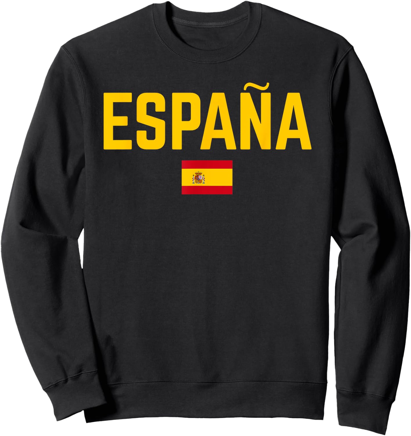 ESPAÑA SPAÑA Flag | Men Women Kids SPAIN , Red, S Sweatshirt - Sweatshirt | Black