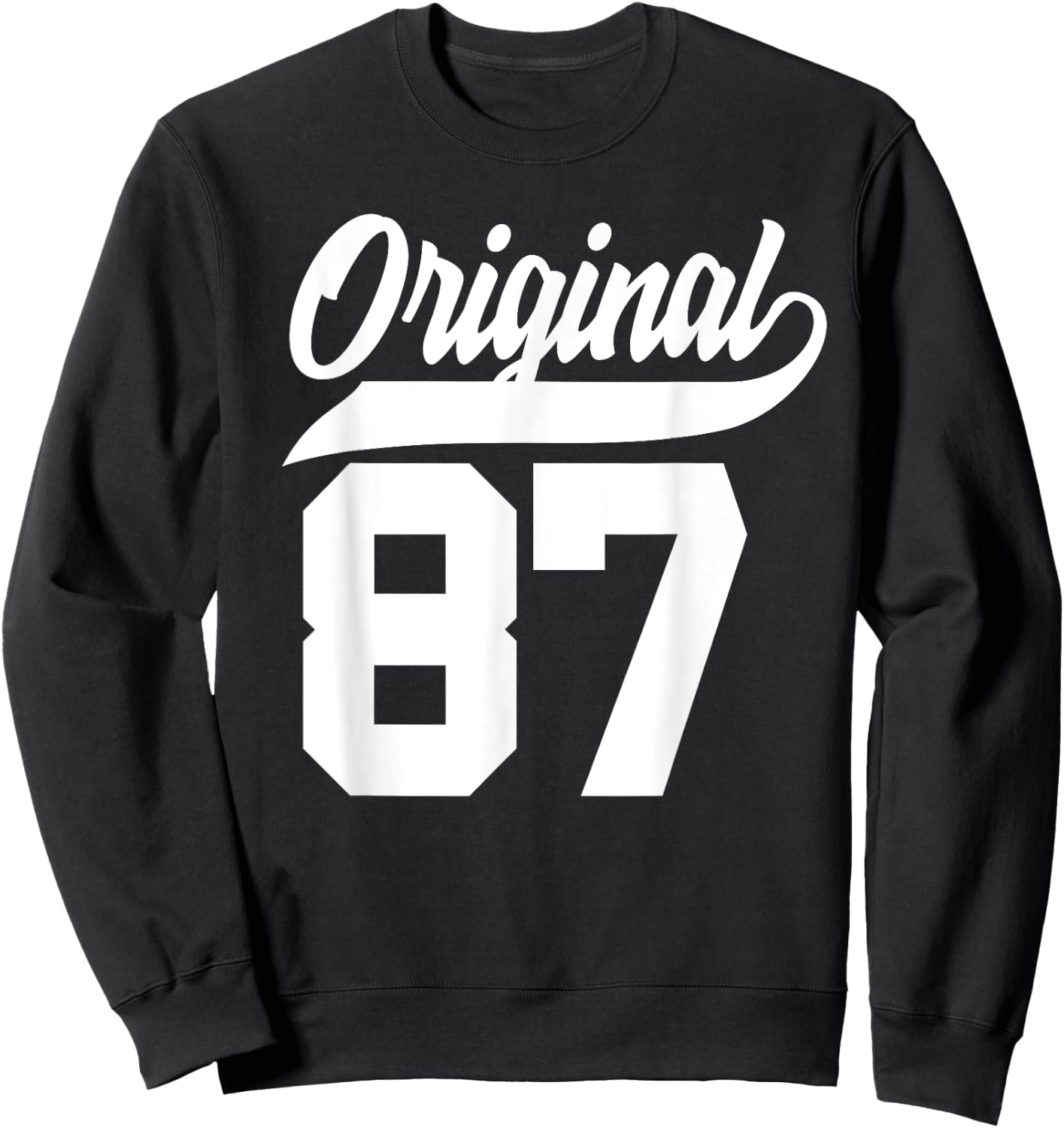 38th Birthday Gift Man Woman Original Vintage Born 1987 Sweatshirt - Sweatshirt | Black