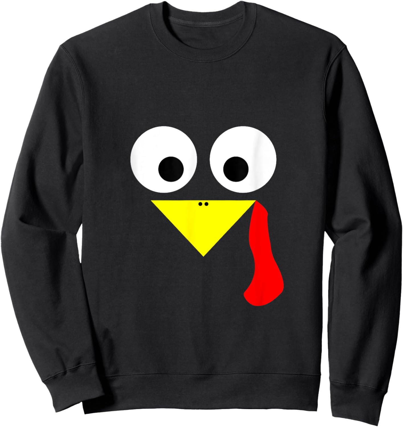 Turkey T Shirt - Male Boy Tom Gobbler Sweatshirt - Sweatshirt | Black