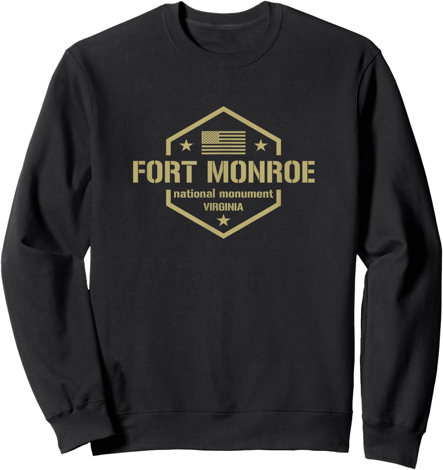 Fort Monroe National Monument Sweatshirt - Sweatshirt | Black