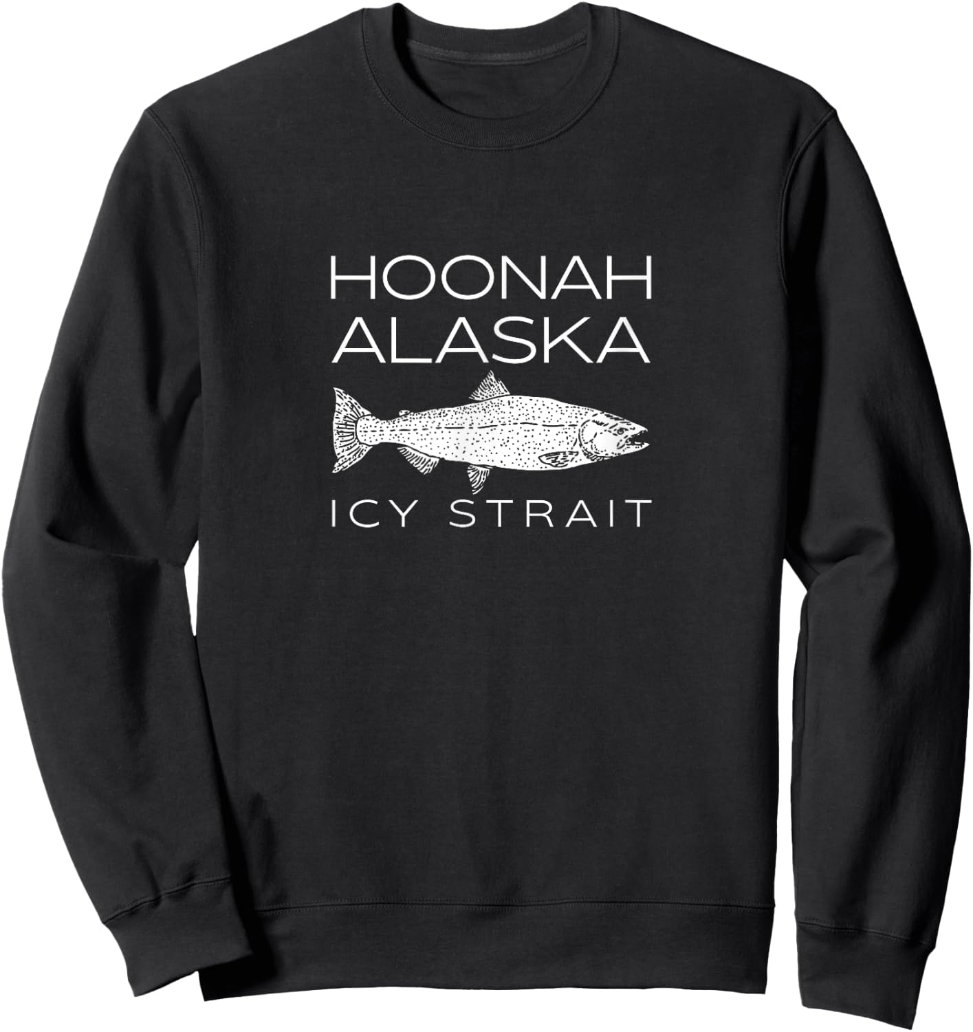 Hoonah Alaska Icy Strait Sweatshirt - Sweatshirt | Black