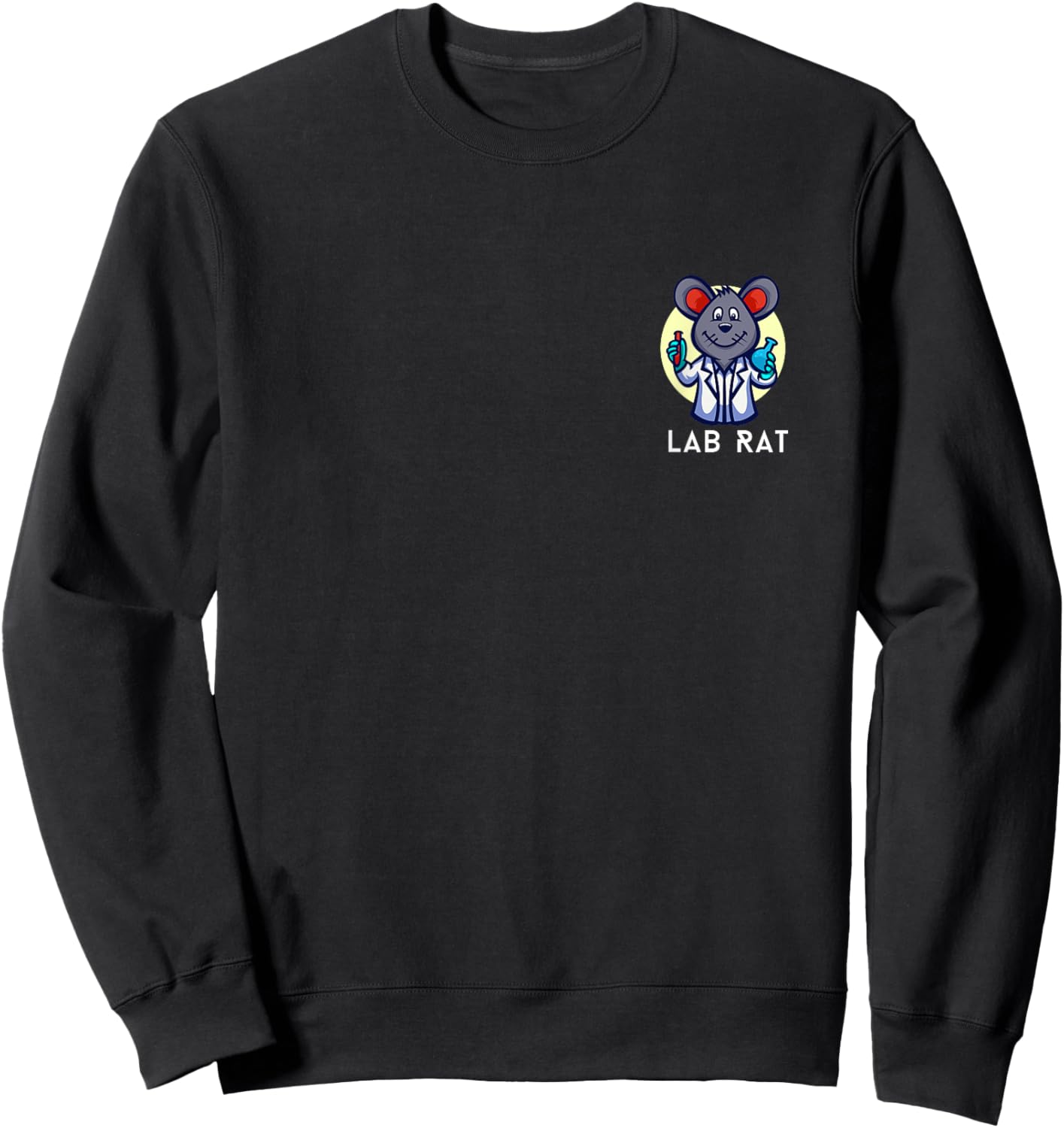 Lab Rat Medical Technologist Laboratory Technician Sweatshirt - Sweatshirt | Black