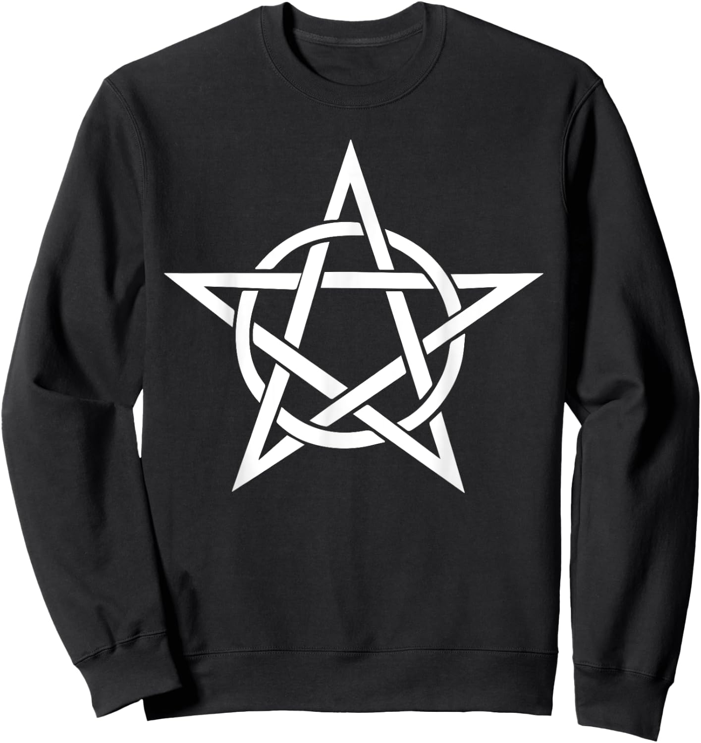 Wicca Pentacle Pentagram Halloween Rebel Gothic Punk Sweatshirt - Sweatshirt | Black