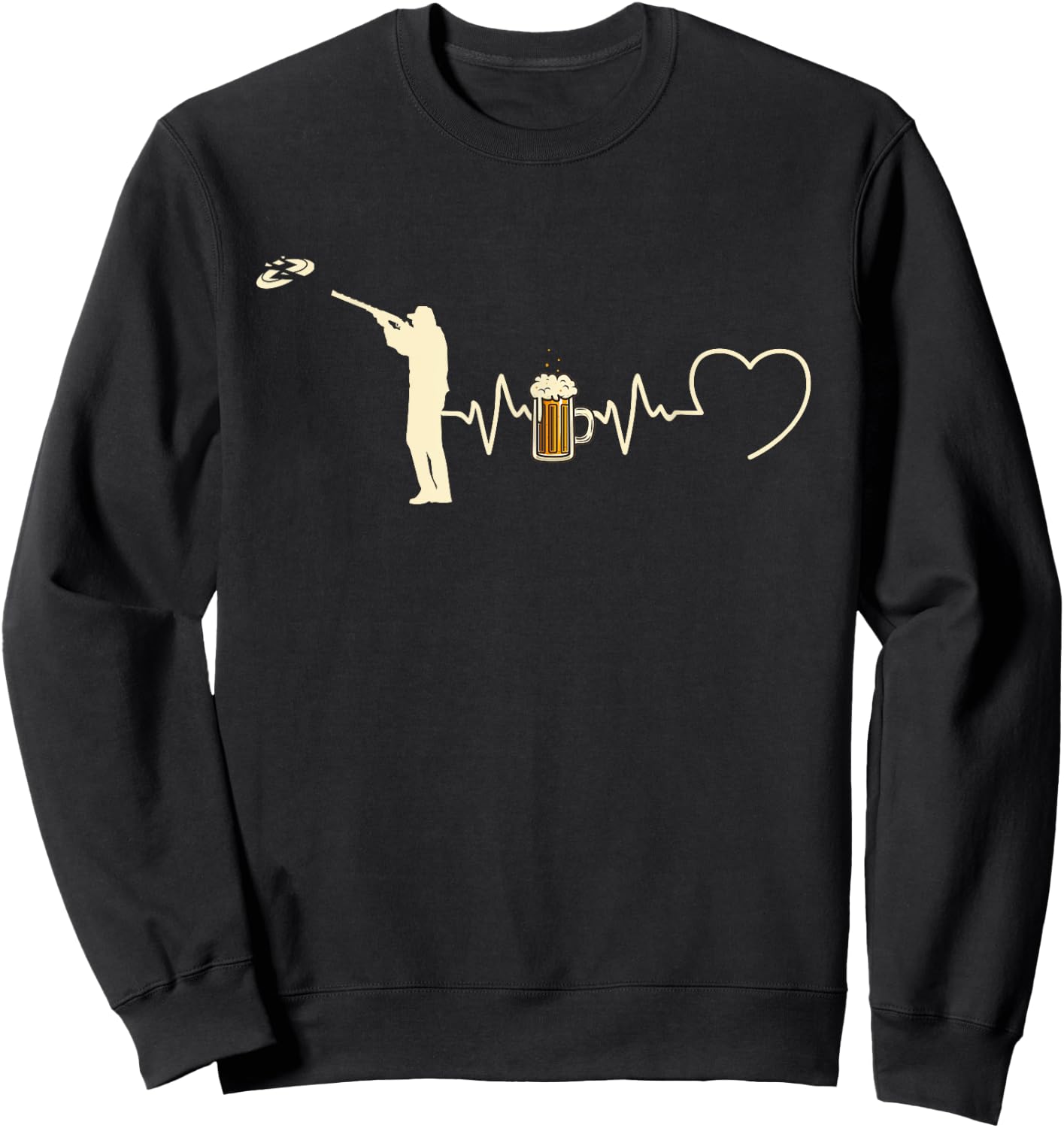 Ball Trap Beer Man Funny Gift , Black, S Sweatshirt - Sweatshirt | Black
