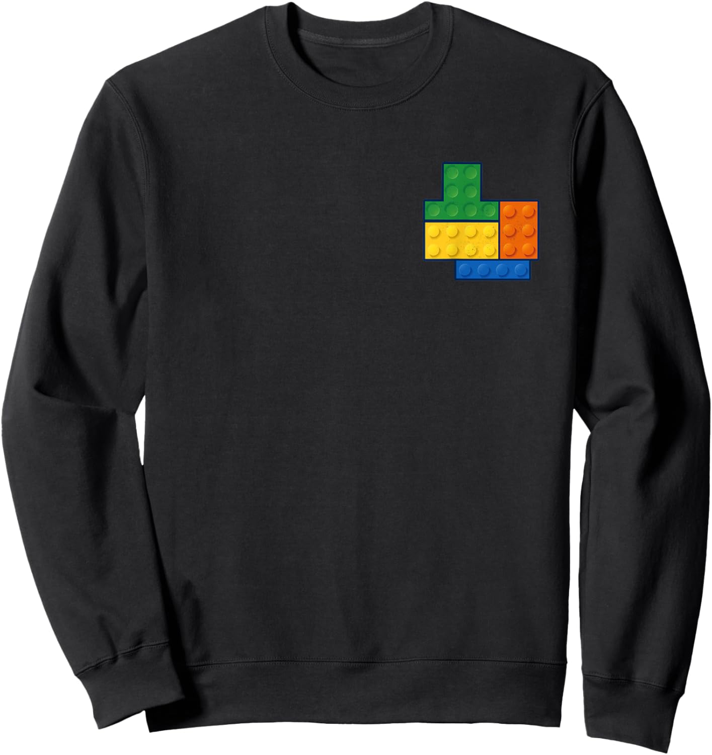 Building Blocks Pocket Master Builder Gamer Men Women Kids Sweatshirt - Sweatshirt | Black