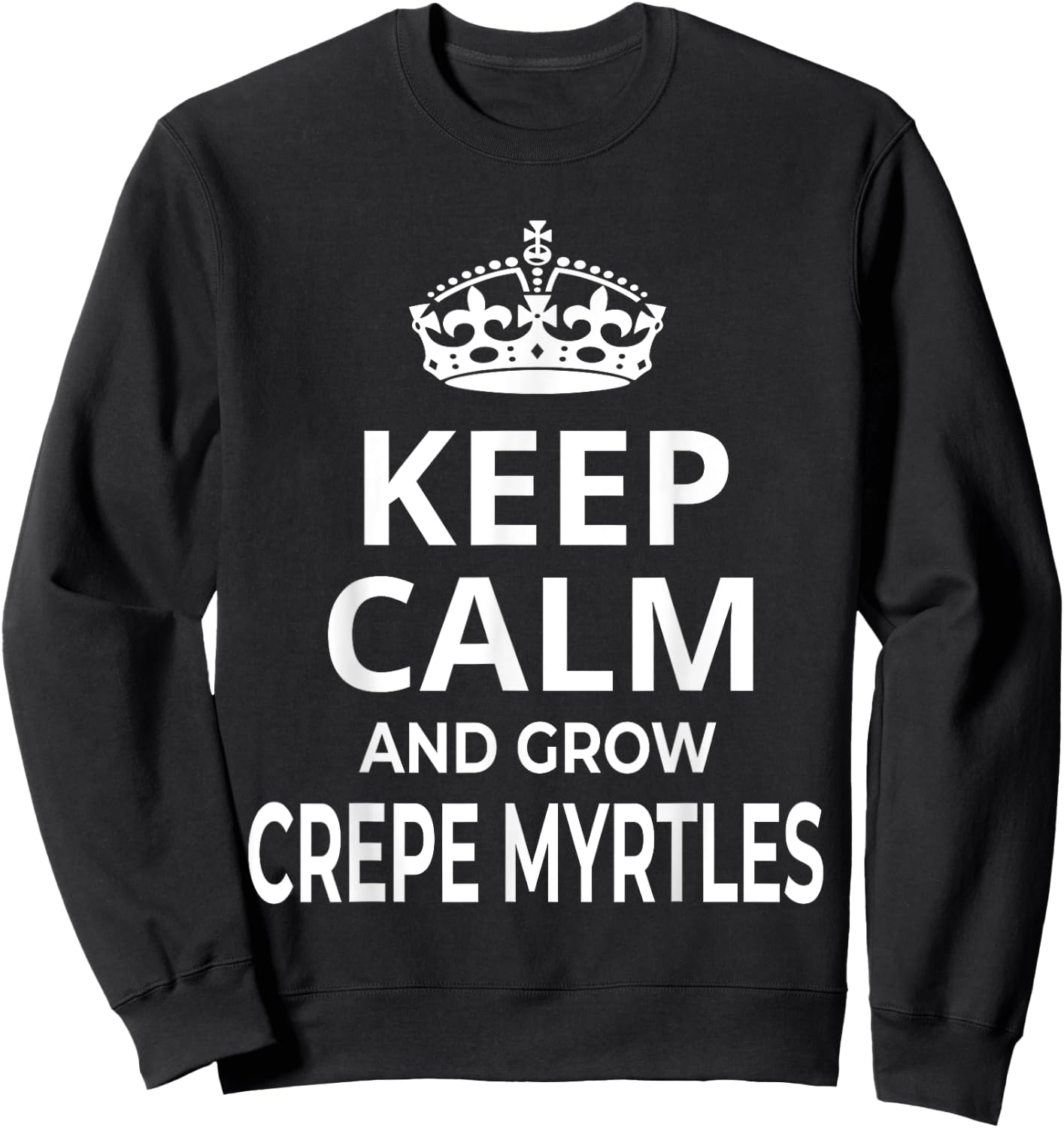 Myrte Crêpe/Myrte Crêpe/Inscription humoristique Sweatshirt - Sweatshirt | Black