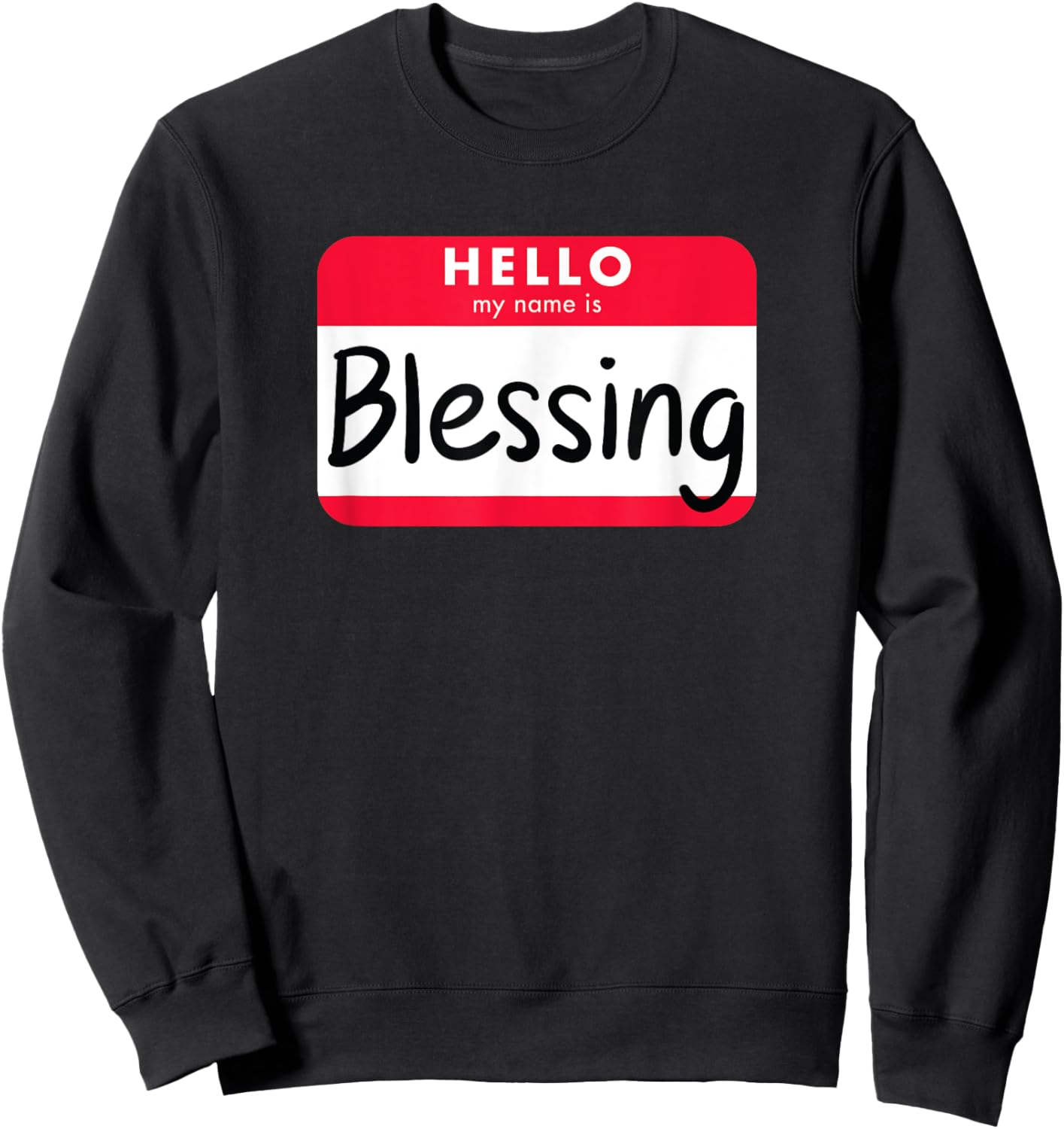 Halloween Costume Shirt - Blessing in Disguise Sweatshirt - Sweatshirt | Black