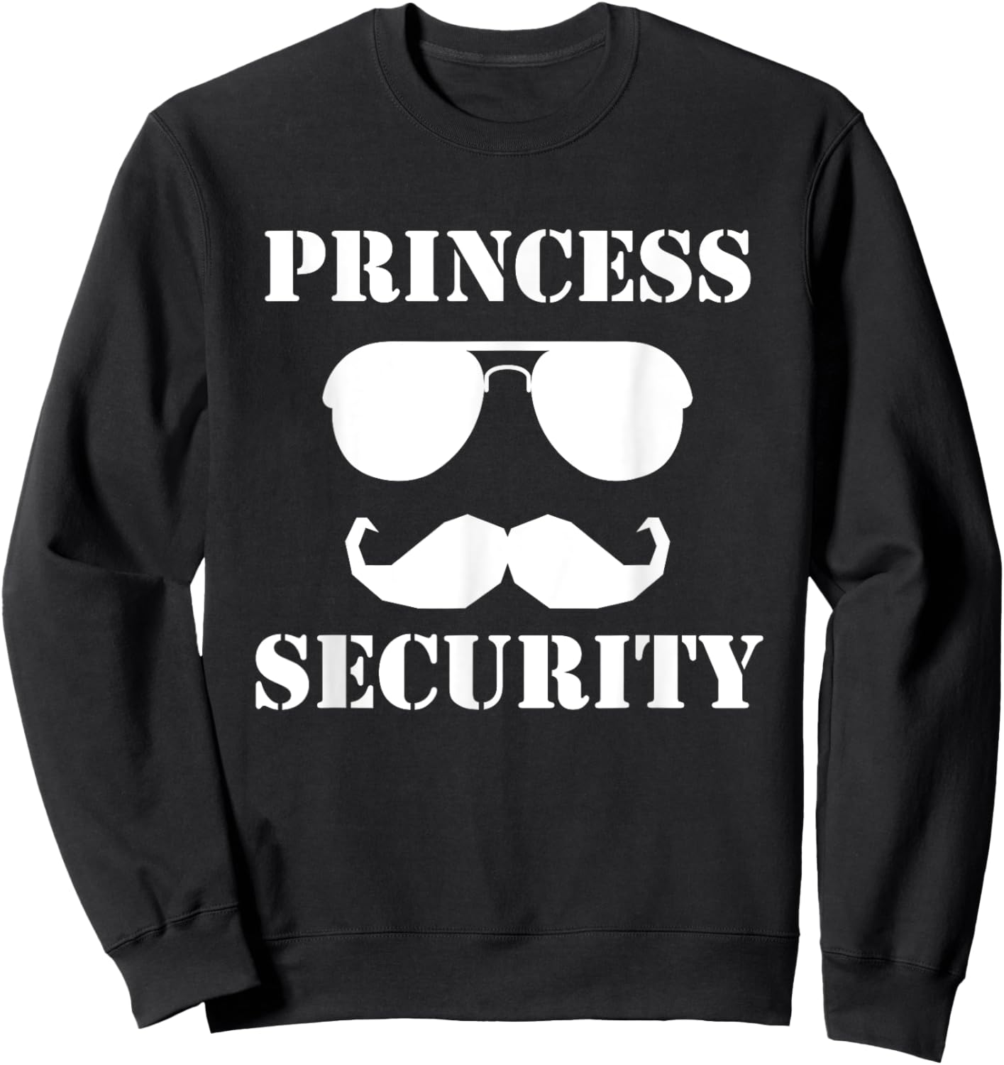 Princess Security Family Guardian Safety Patrol Sweatshirt - Sweatshirt | Black