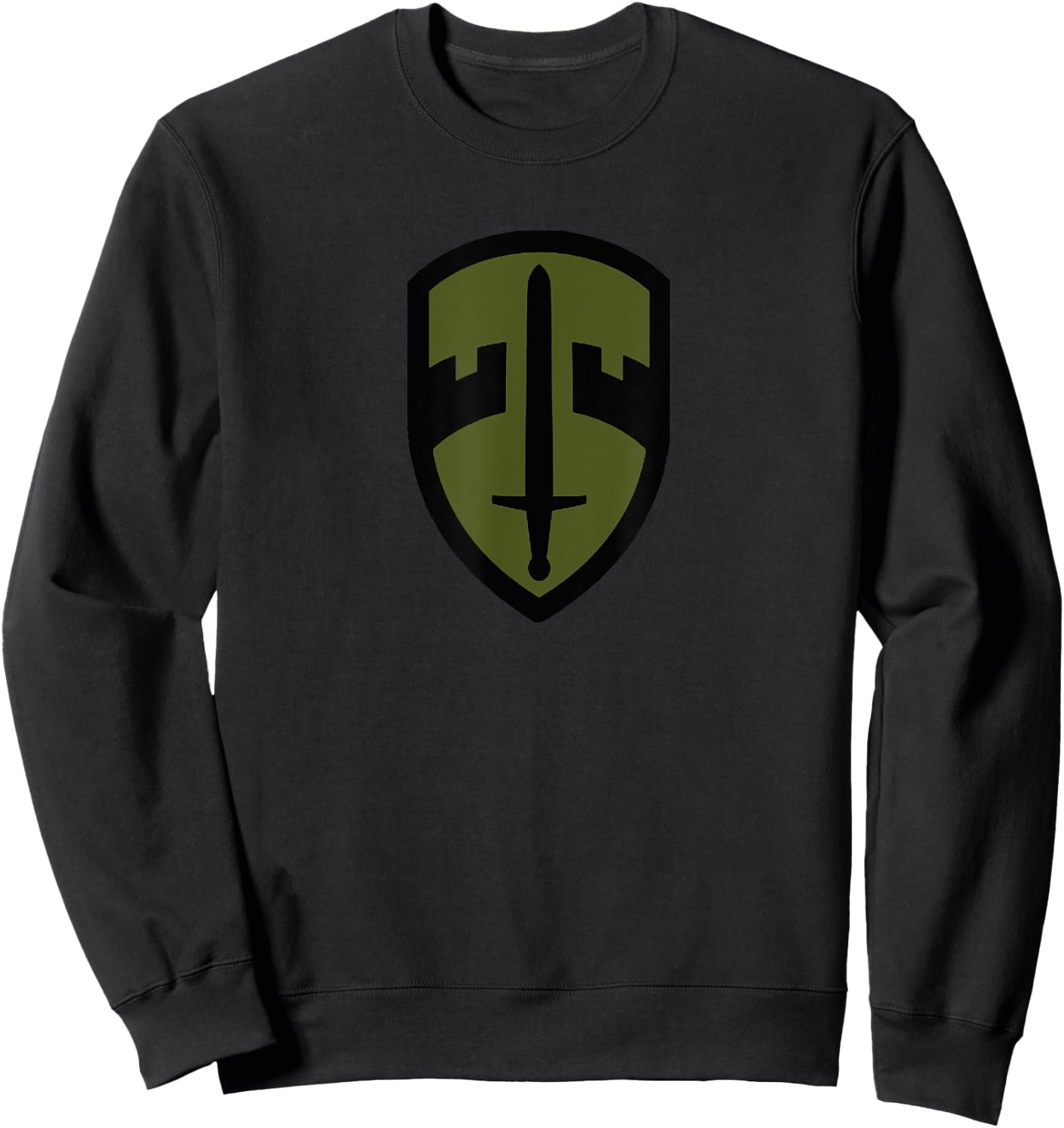 MAC-V Army Unit Full Color Subdued Vietnam Veteran Sweatshirt - Sweatshirt | Black