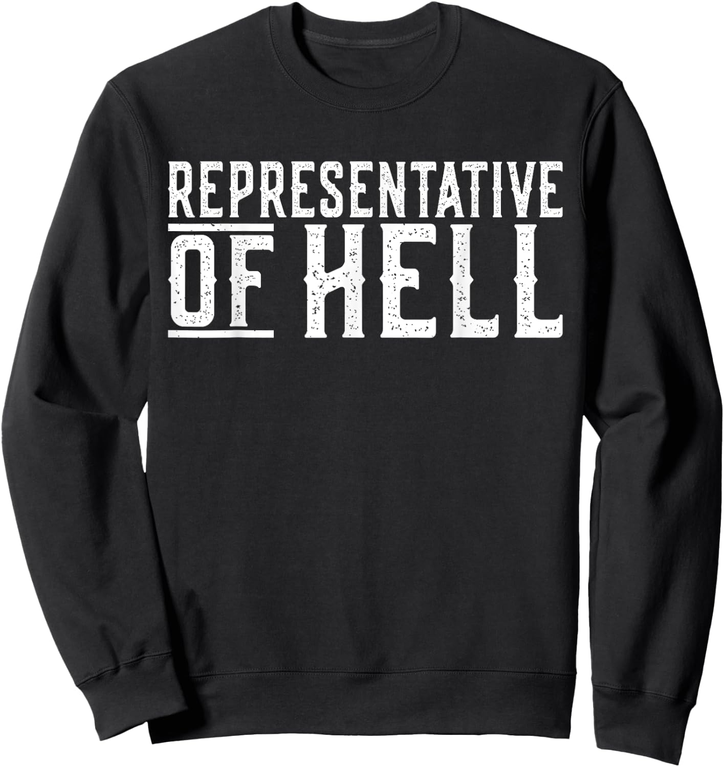 Funny Antichrist Satanism Satanic Occult Satan Goat Atheist Sweatshirt - Sweatshirt | Black