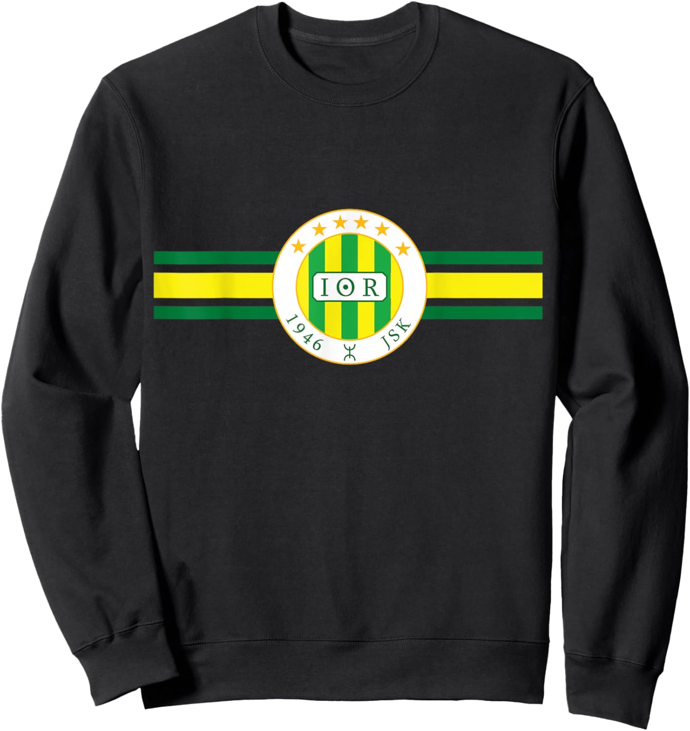 Youth Sportive Kabylie js Kabylie Algeria Tamazight , Black, S Sweatshirt - Sweatshirt | Black