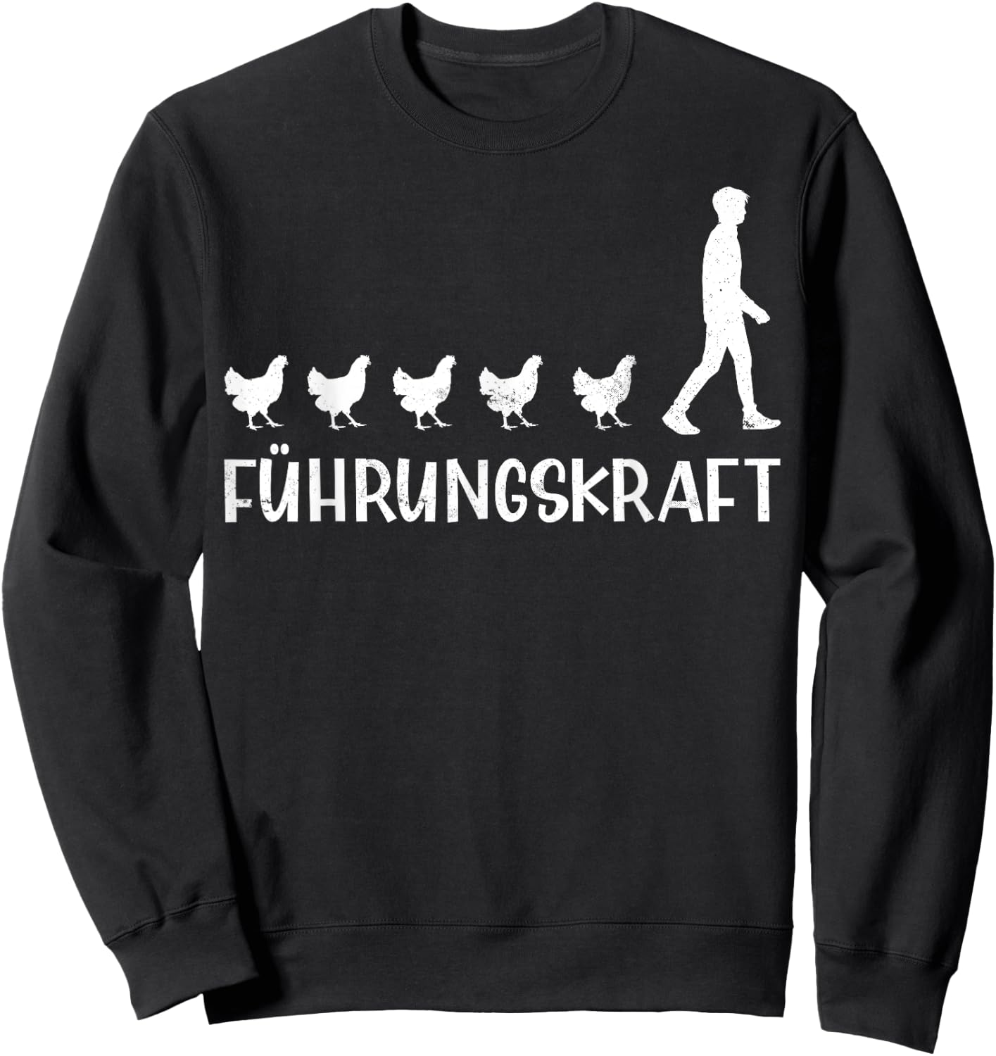 Leadership Chickens , black Sweatshirt - Sweatshirt | Black