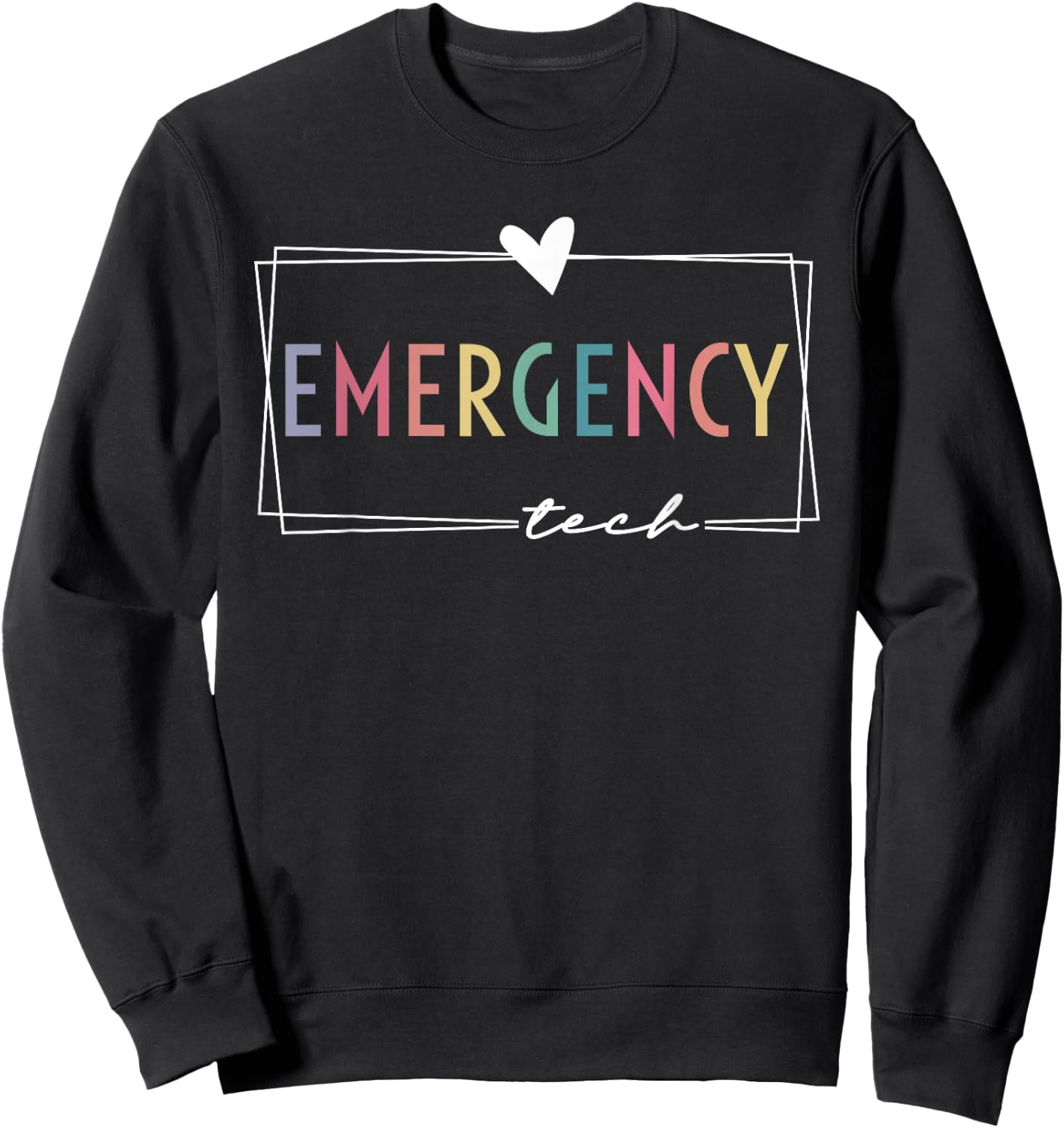 Emergency Room Technician ER Tech Nurse Technologist Sweatshirt - Sweatshirt | Black