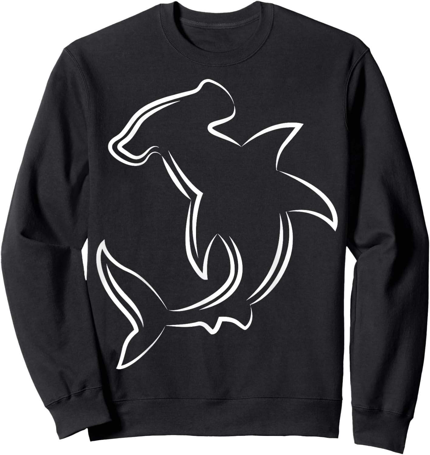 Hammerhead Shark Scuba Diving Diver Flag Underwater Dive Sweatshirt - Sweatshirt | Black