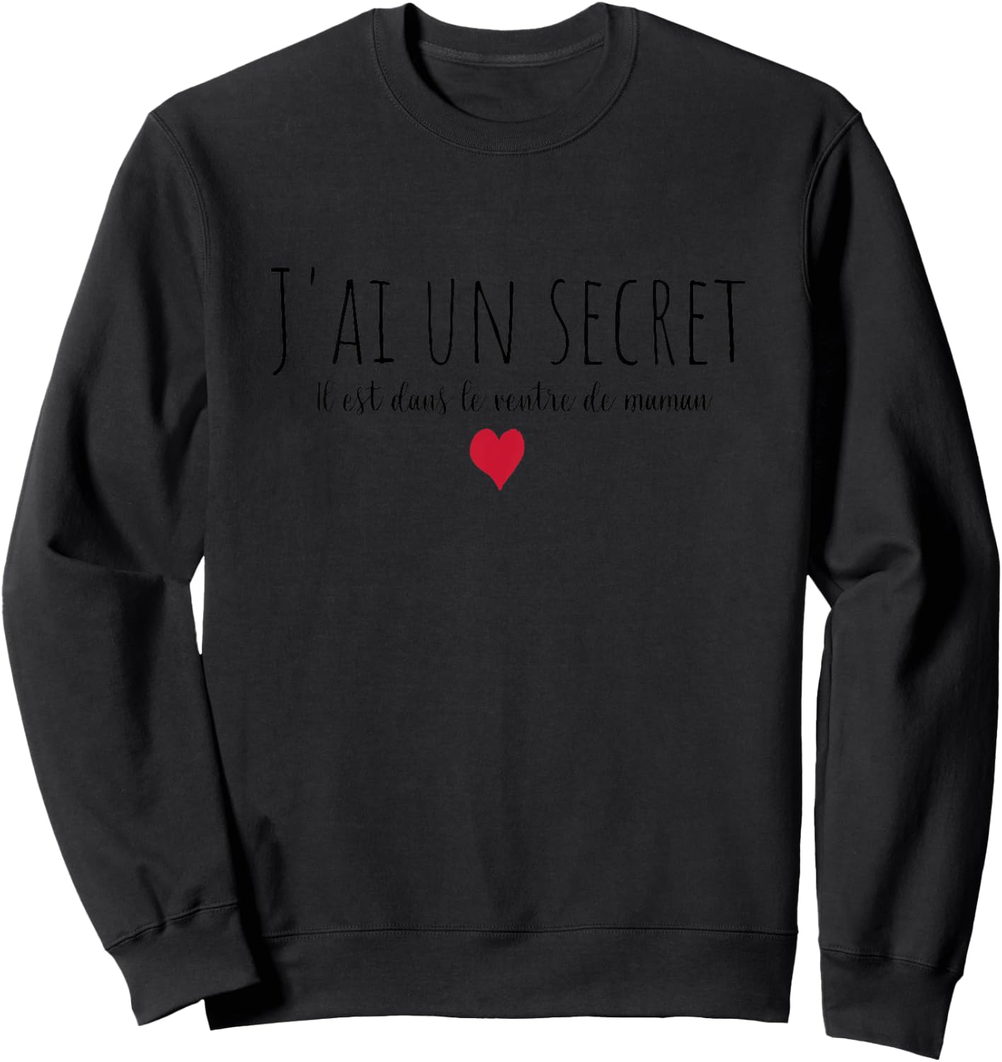 Enfant J'Ai Un Secret, Future Big Brother, Future Big Sister Sweatshirt - Sweatshirt | Black