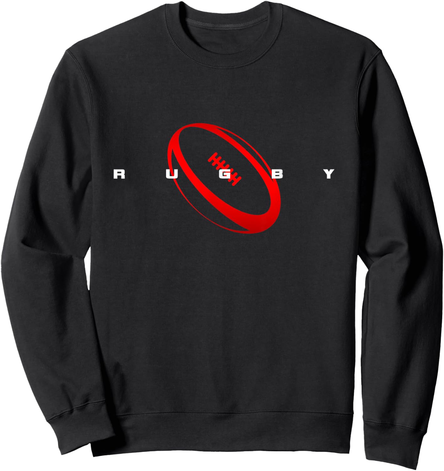 Sports Rugby Sweatshirt - Sweatshirt | Black