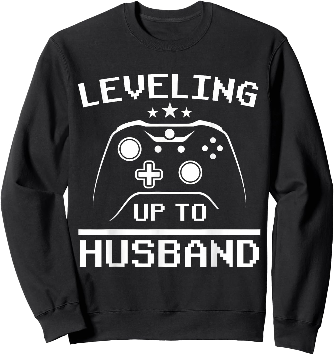 Cool Future Husband Boys Groom To Be Gamer Sweatshirt - Sweatshirt | Black
