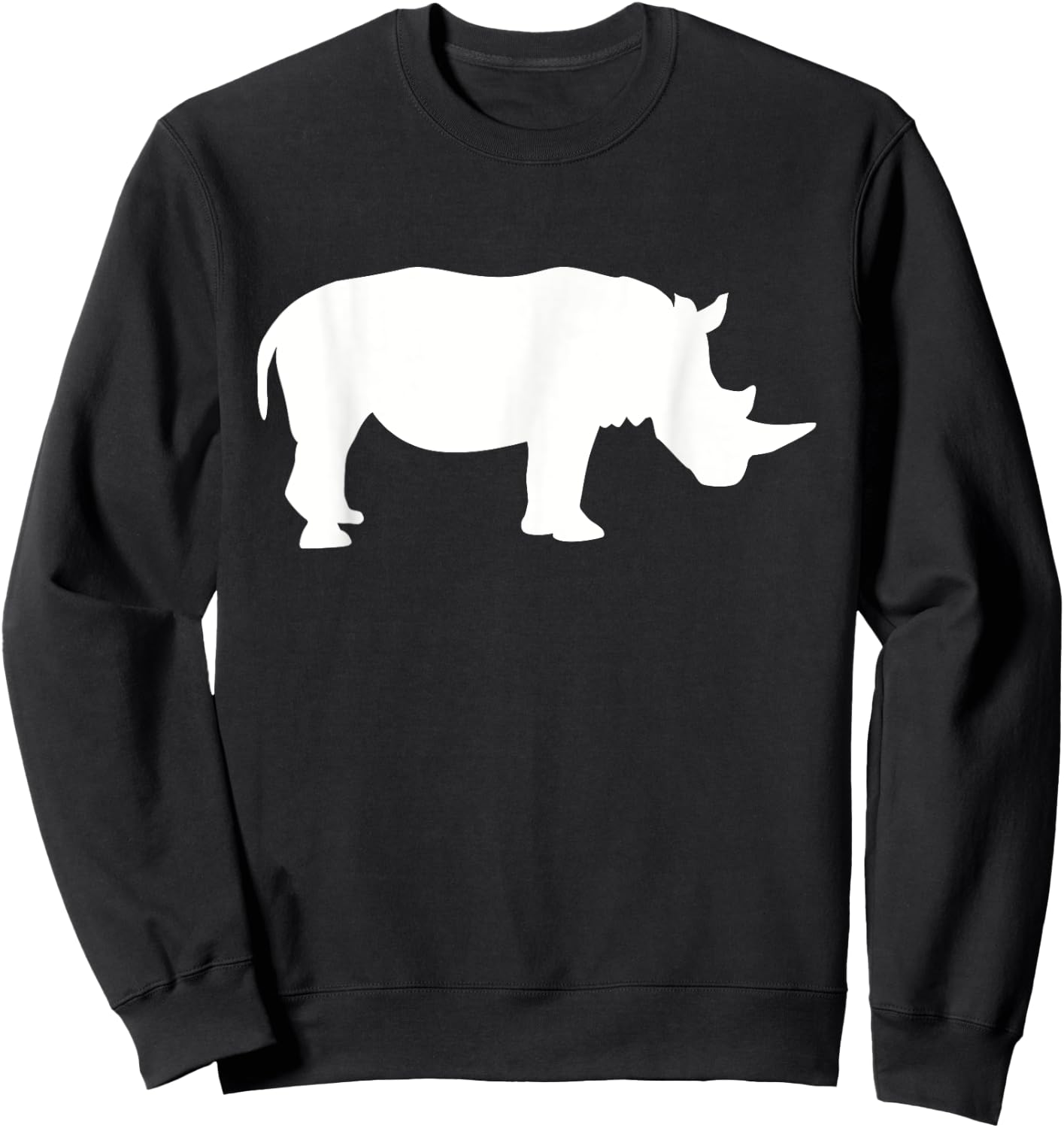 Rhino with horn Sweatshirt - Sweatshirt | Black