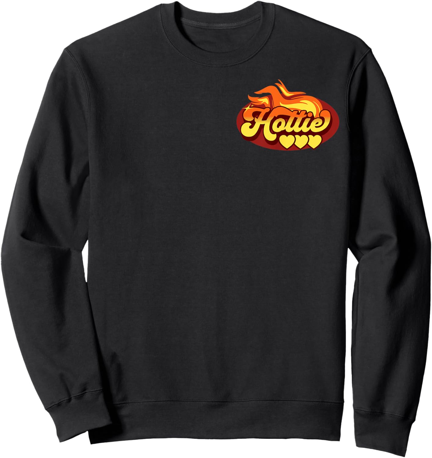 Hottie Design Women Sweatshirt - Sweatshirt | Black
