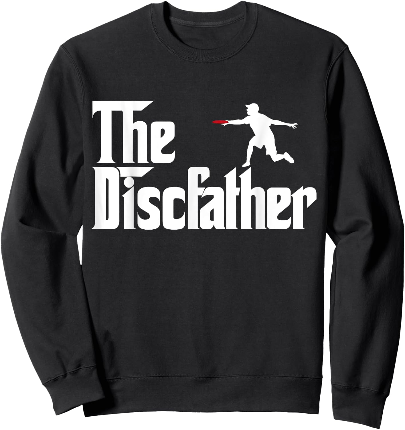 The Disc Golf Father Gift Retro Father's Day Sweatshirt - Sweatshirt | Black