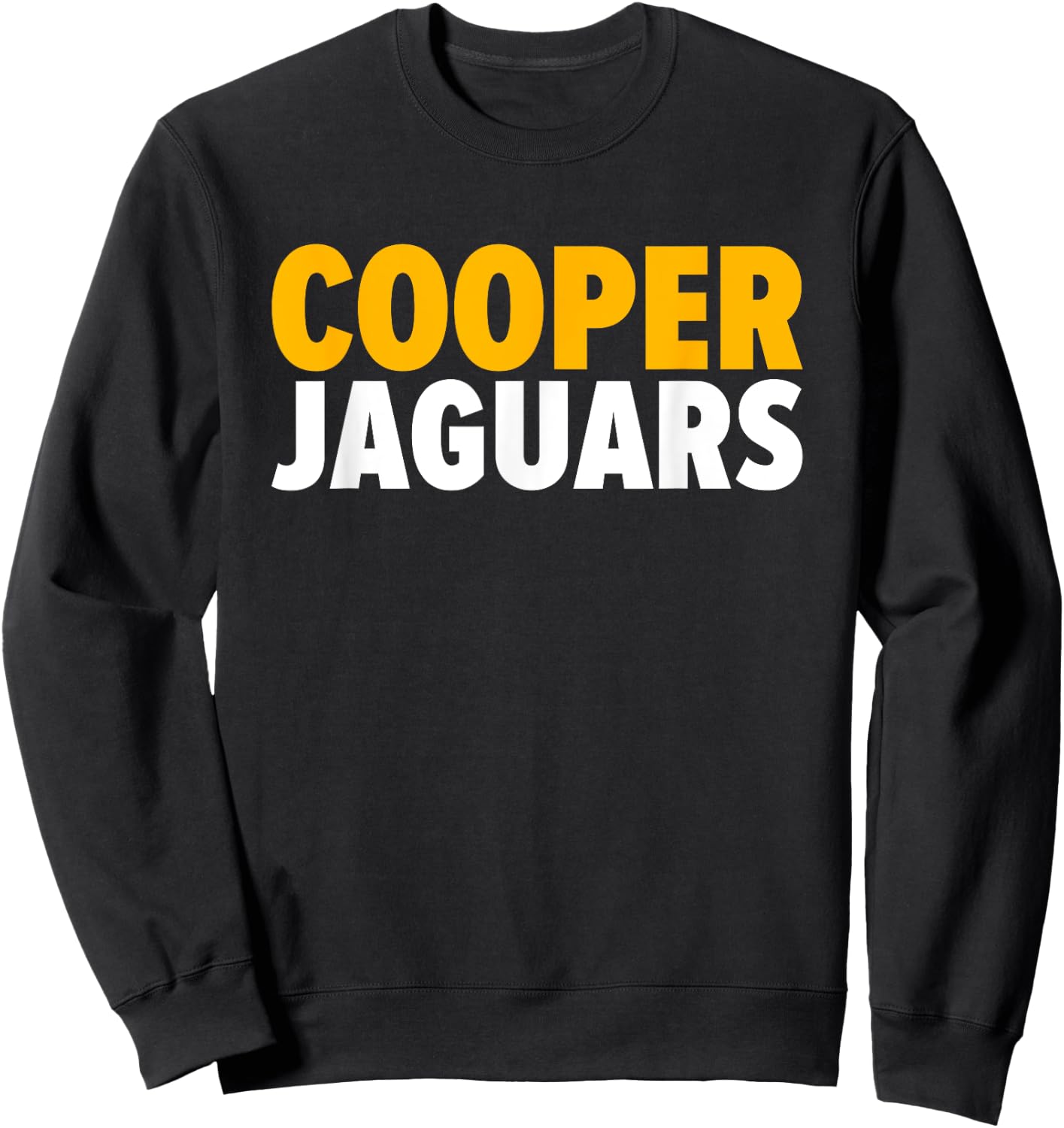 Cooper Jaguars Bold Sweatshirt - Sweatshirt | Black