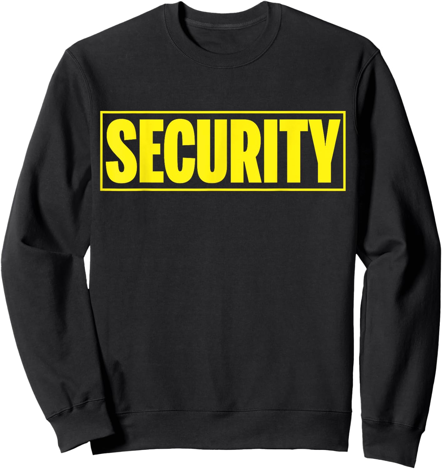 Security Shirt | Security Guard Kostüm | Security Officer Sweatshirt - Sweatshirt | Black