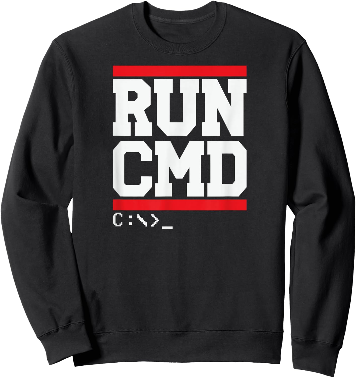 CMD C: Eingabeaufforderung Windows MS DOS cmd.exe Shirt Sweatshirt - Sweatshirt | Black